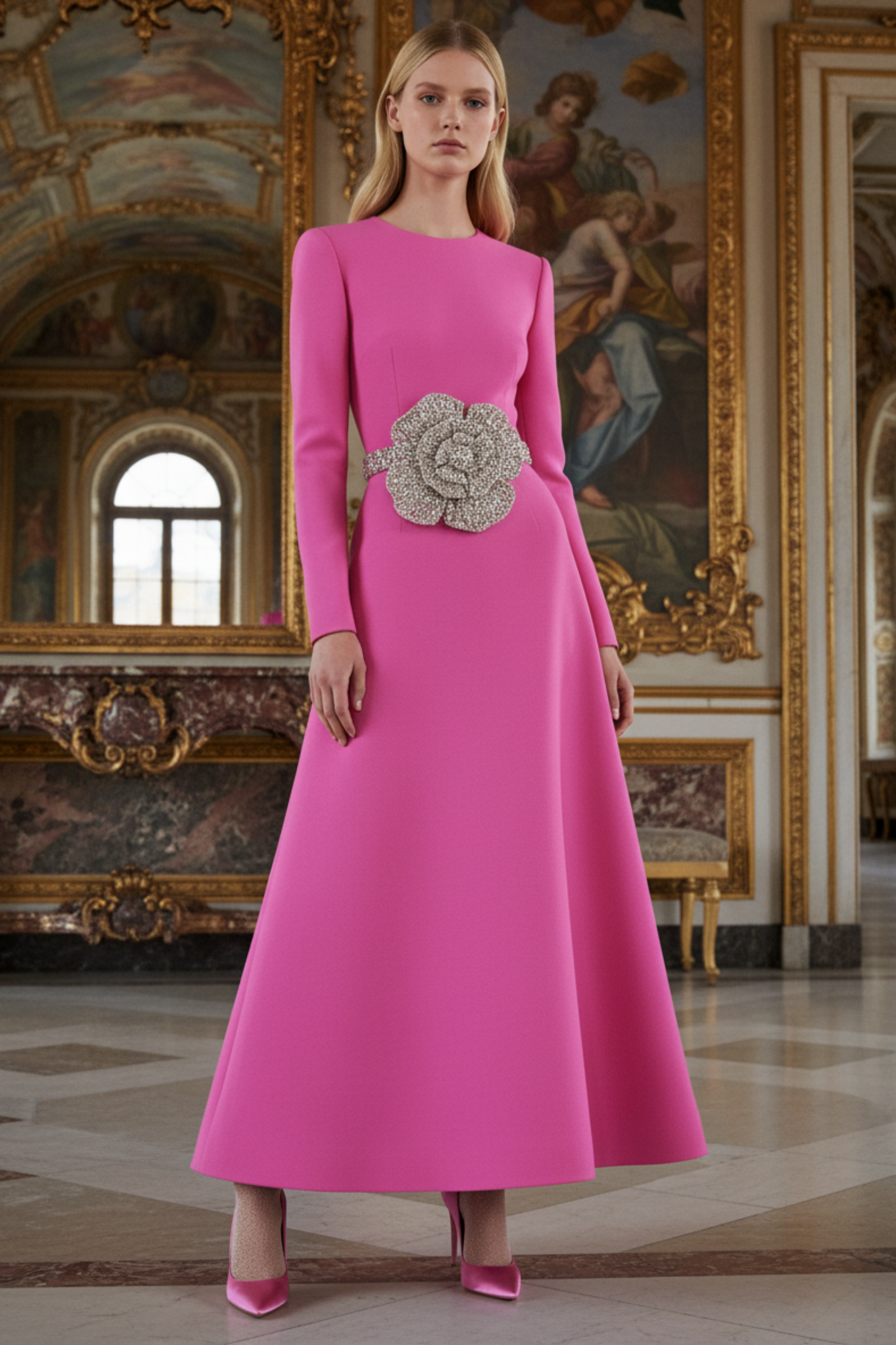 CRYSTAL ORCHID DRESS