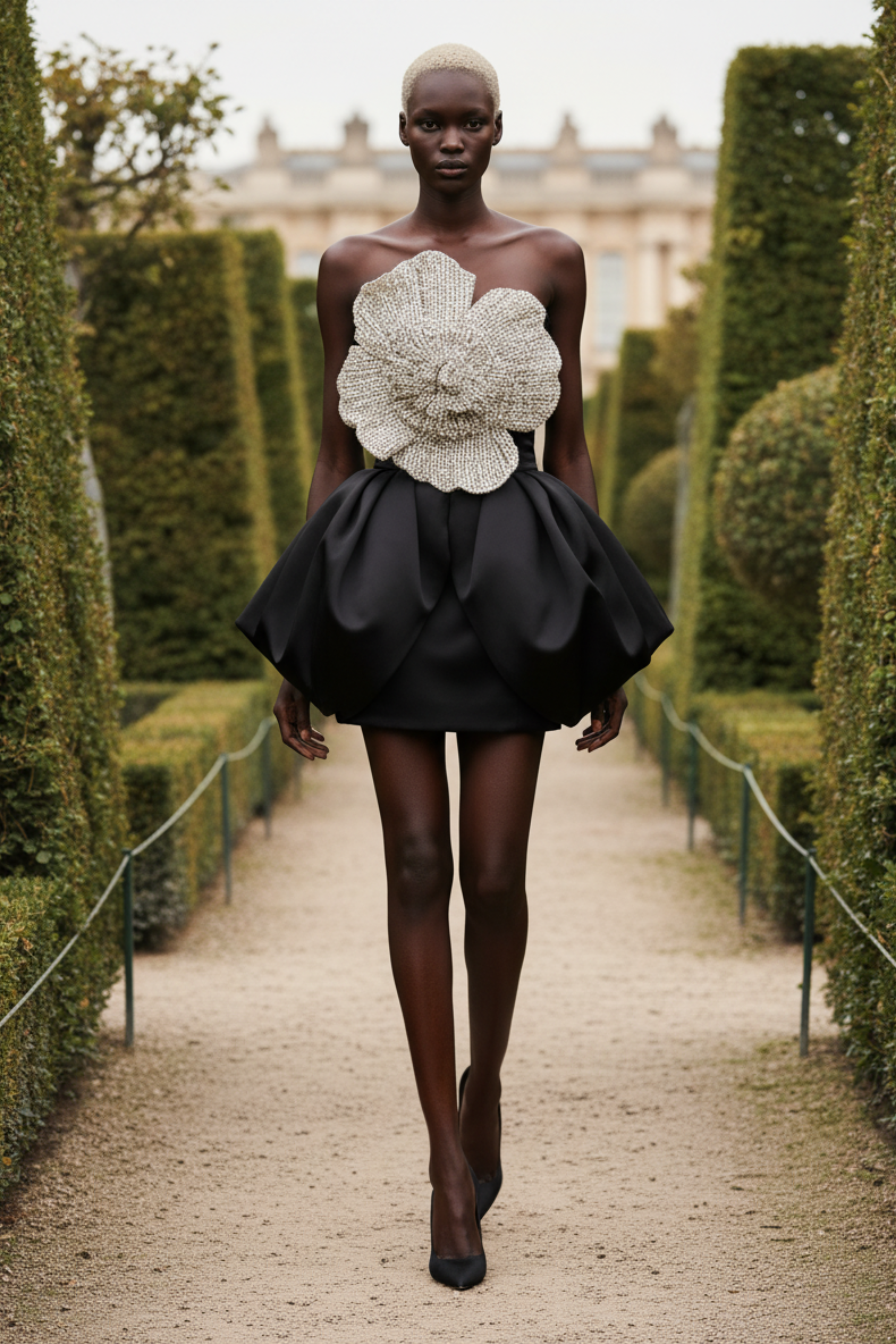 CRYSTAL ORCHID MINI DRESS