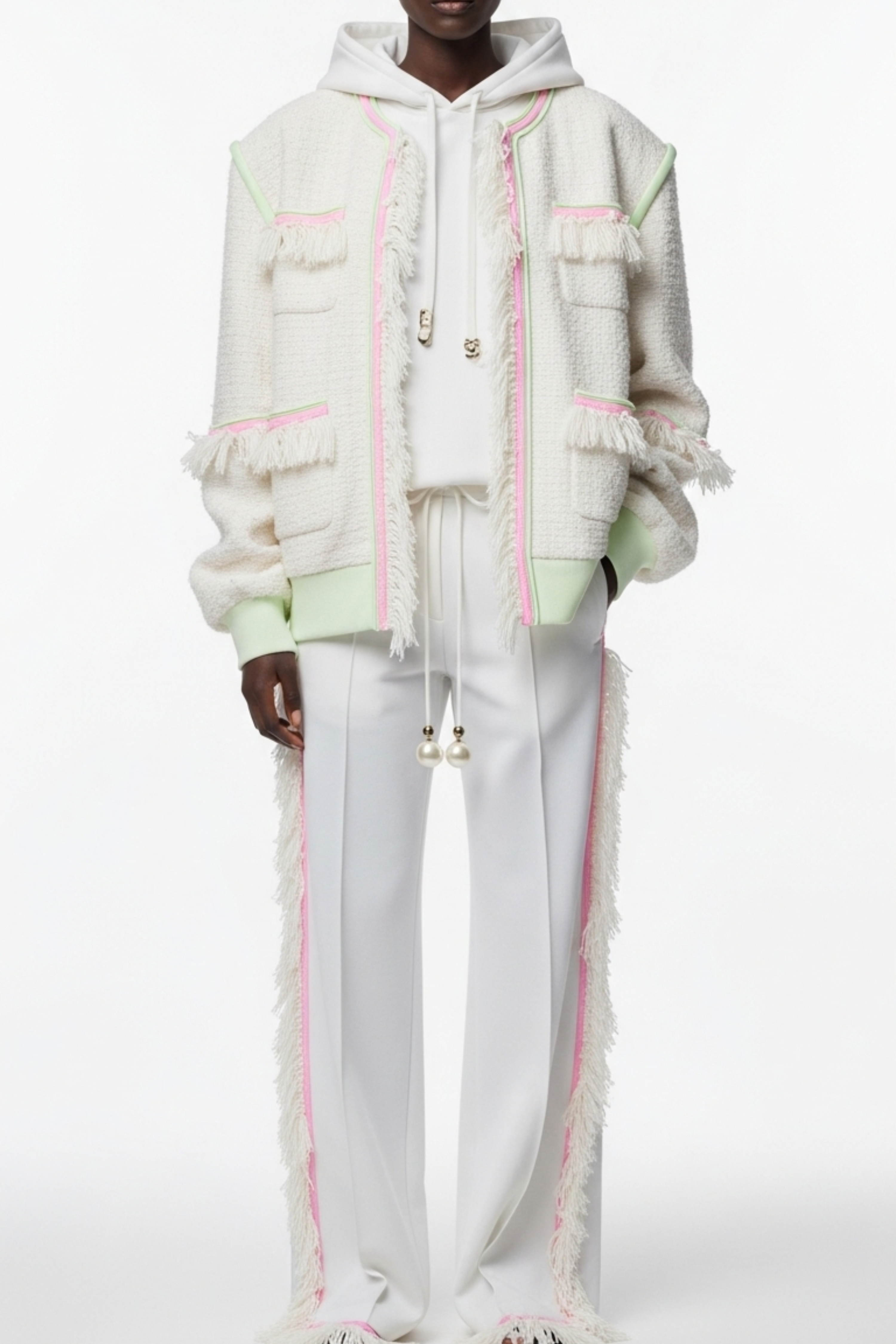 IVORY FRINGE ENSEMBLE