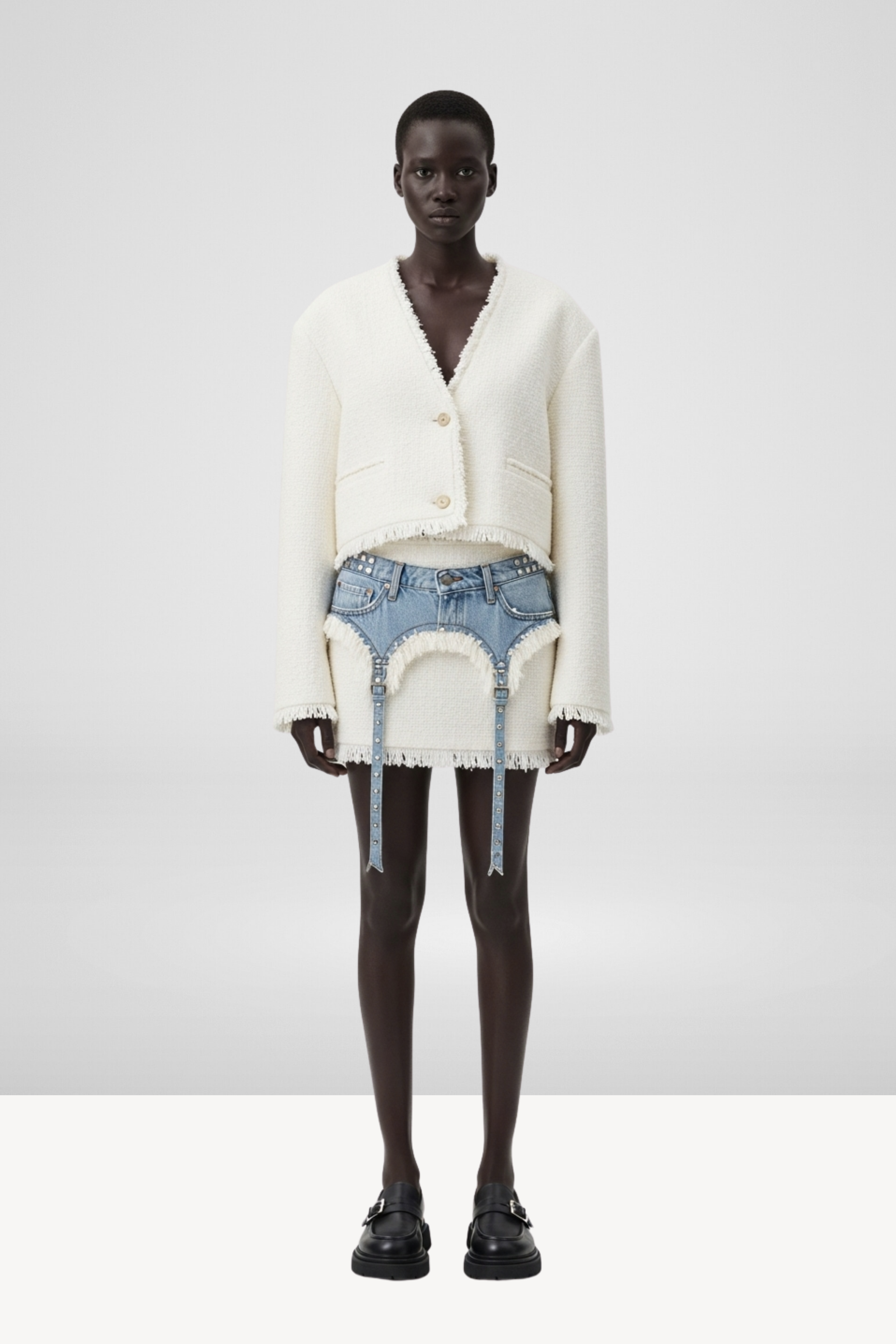 MINI SKIRT AND JACKET SET