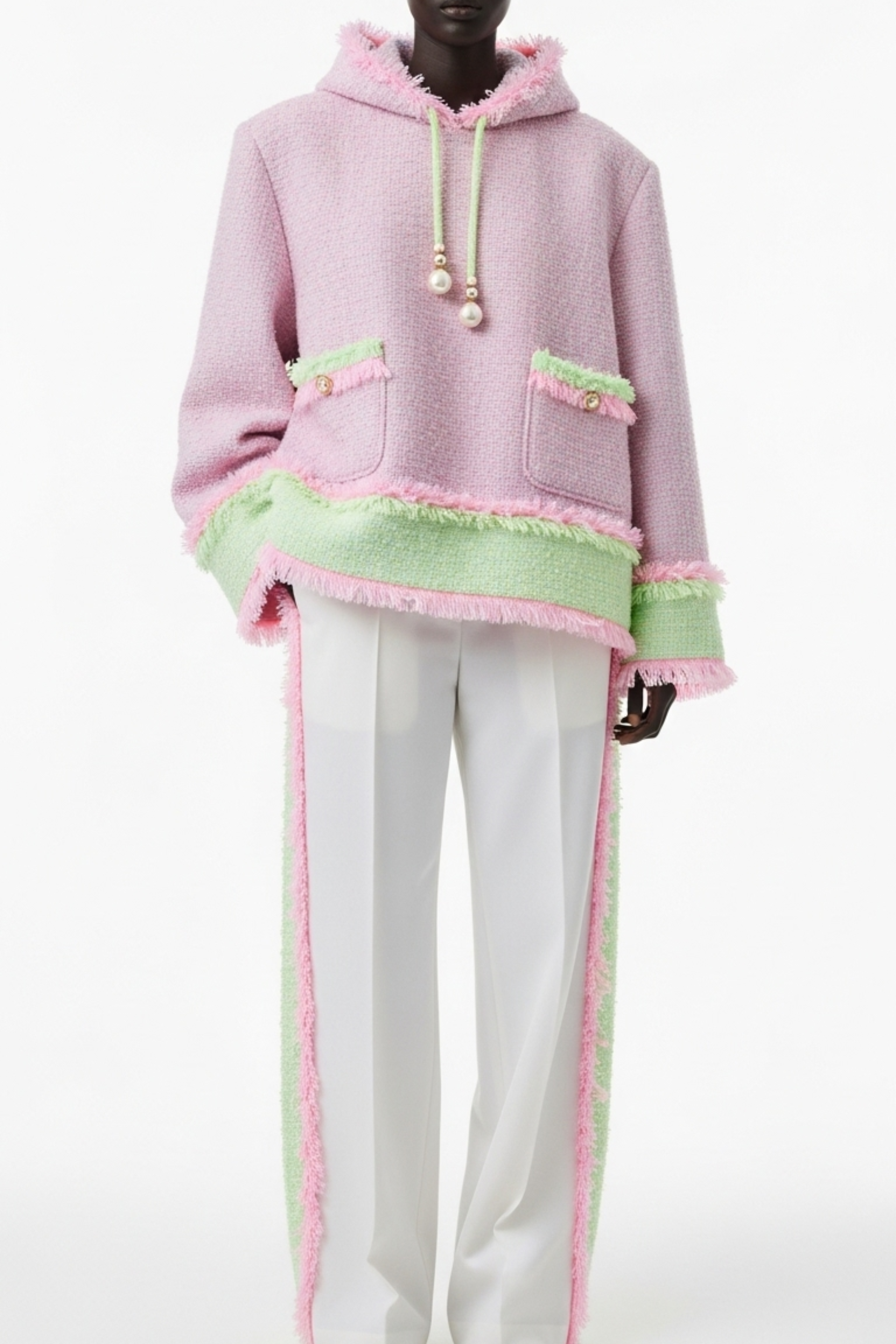 TWO-PIECE BOUCLÉ SET