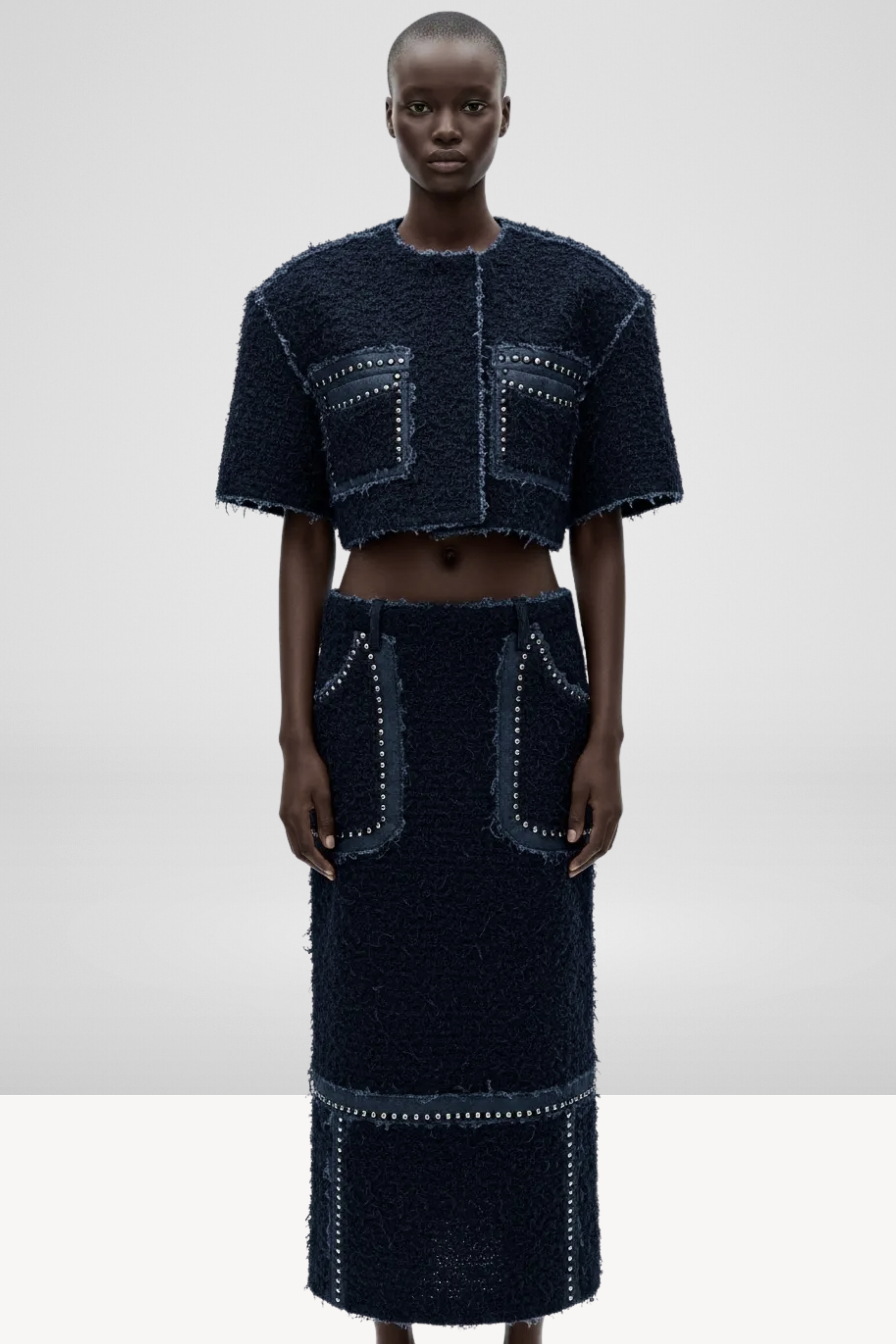 TWO-PIECE BOUCLÉ SET
