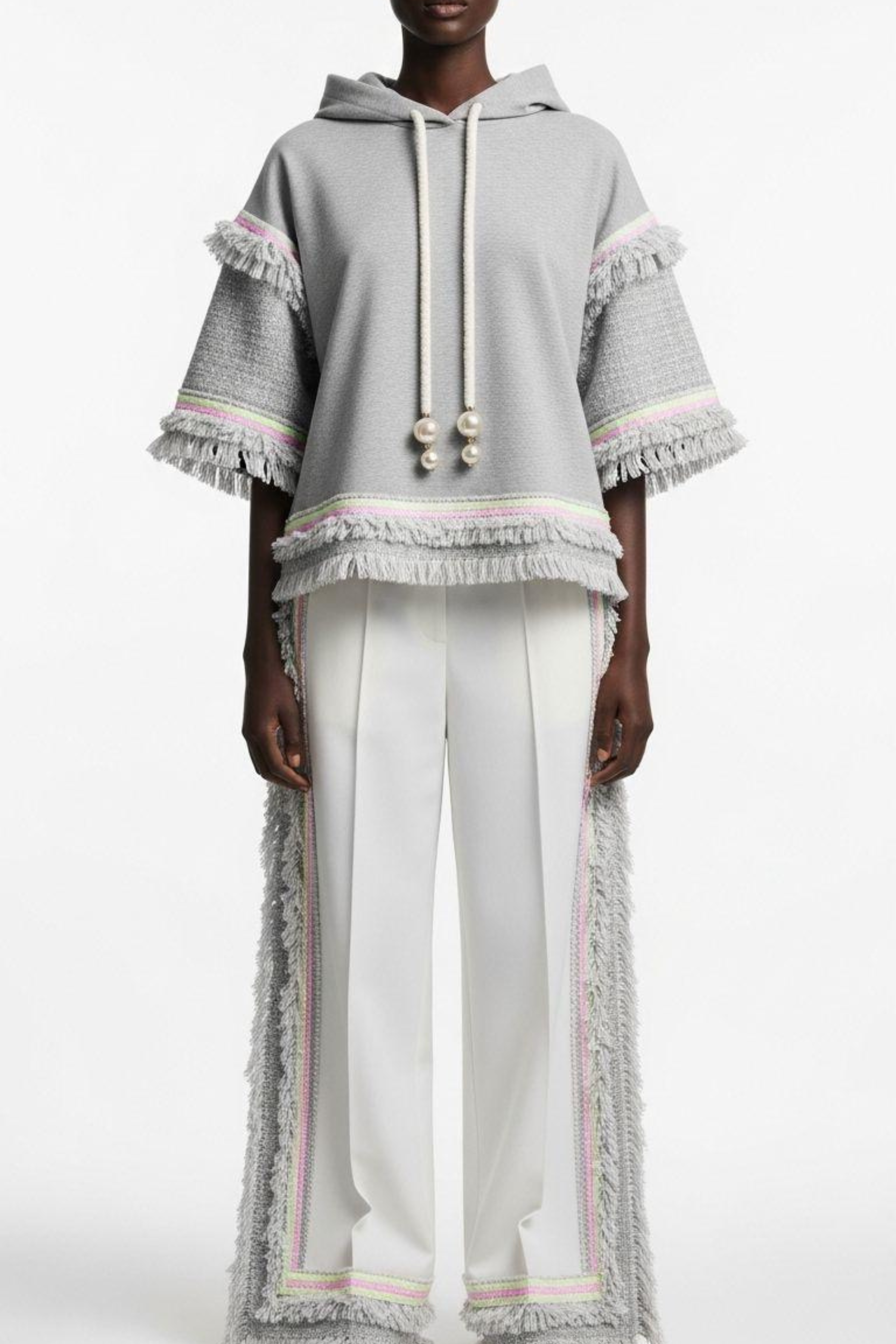 TWO-PIECE FRINGED SET
