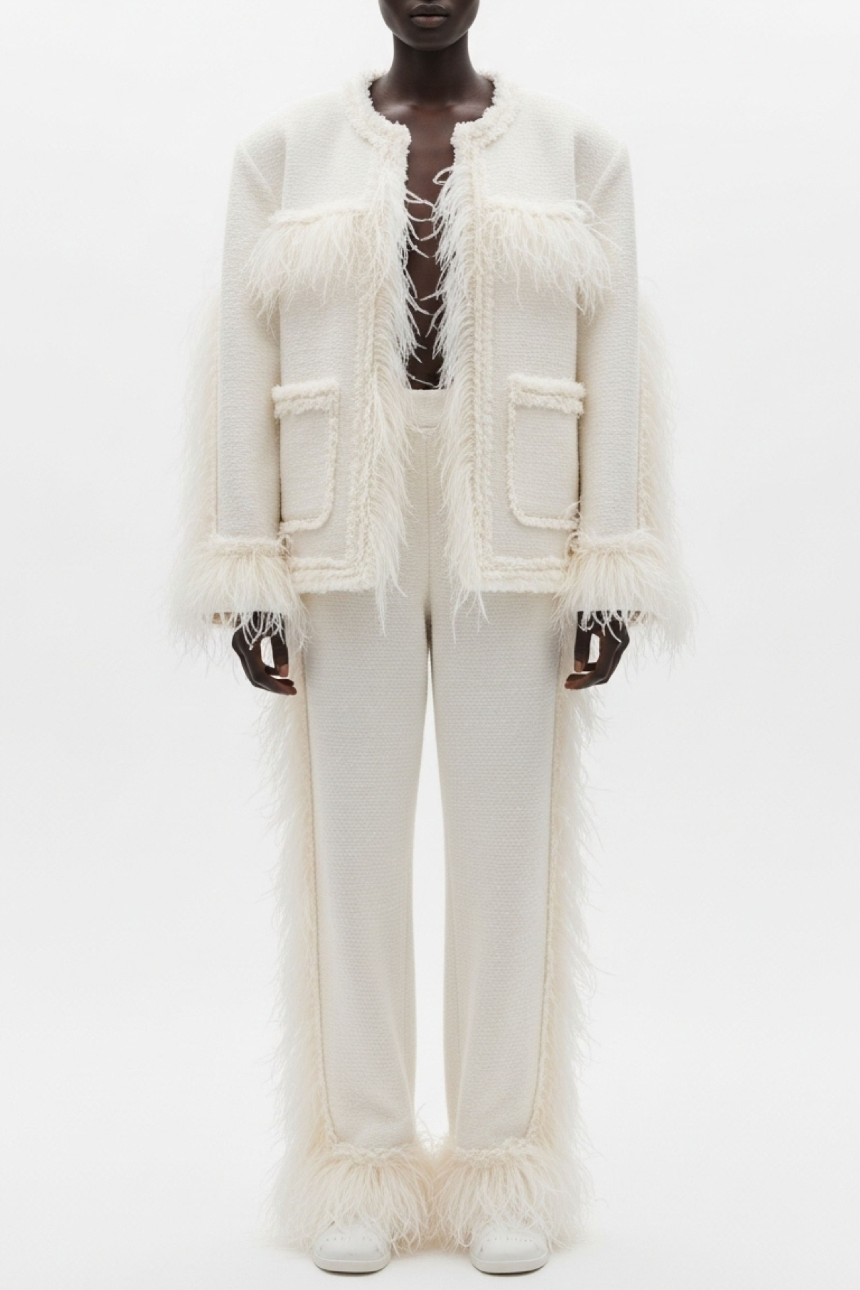 FEATHER-TRIM ENSEMBLE