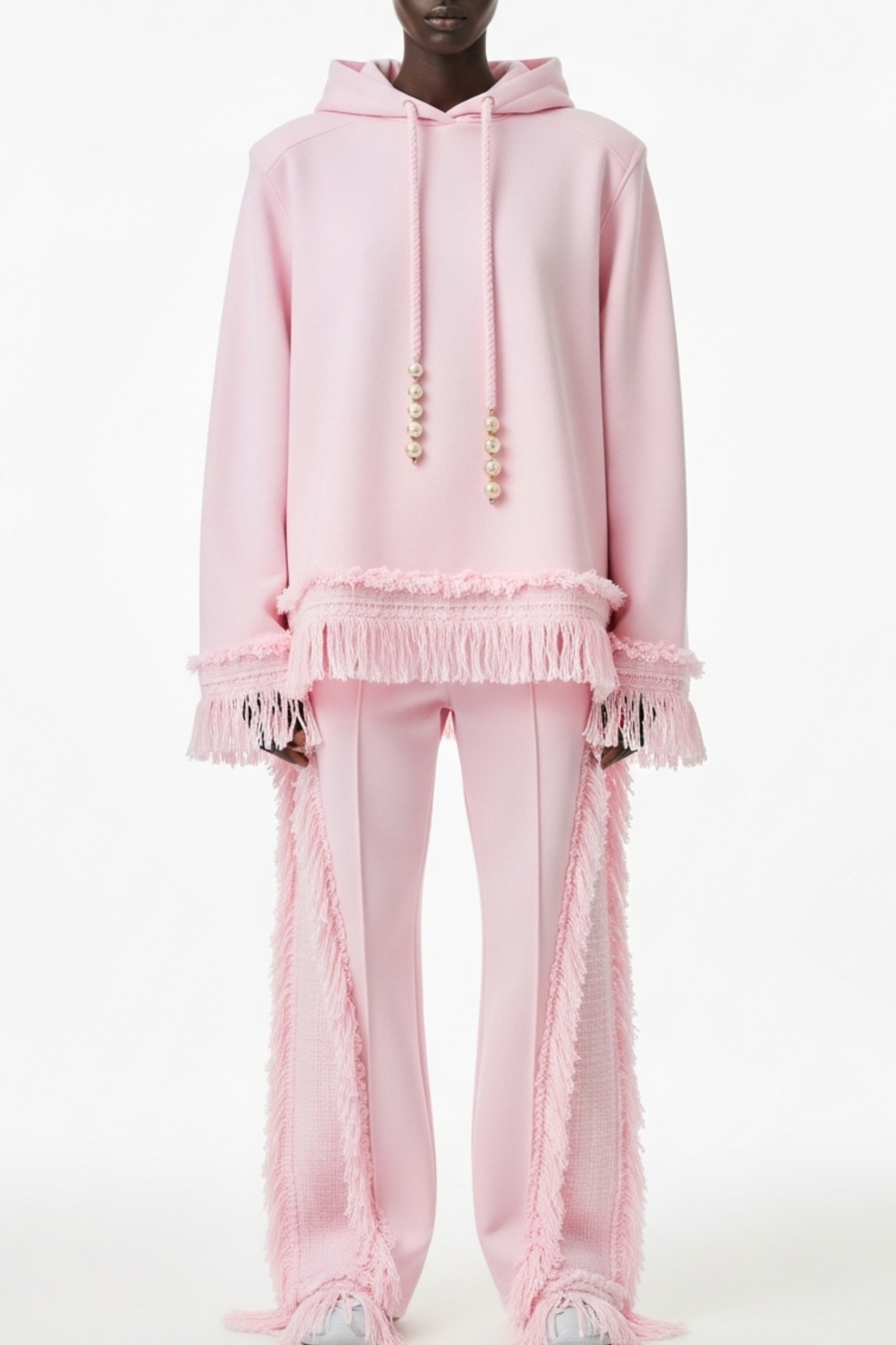 PASTEL PINK FRINGE ENSEMBLE