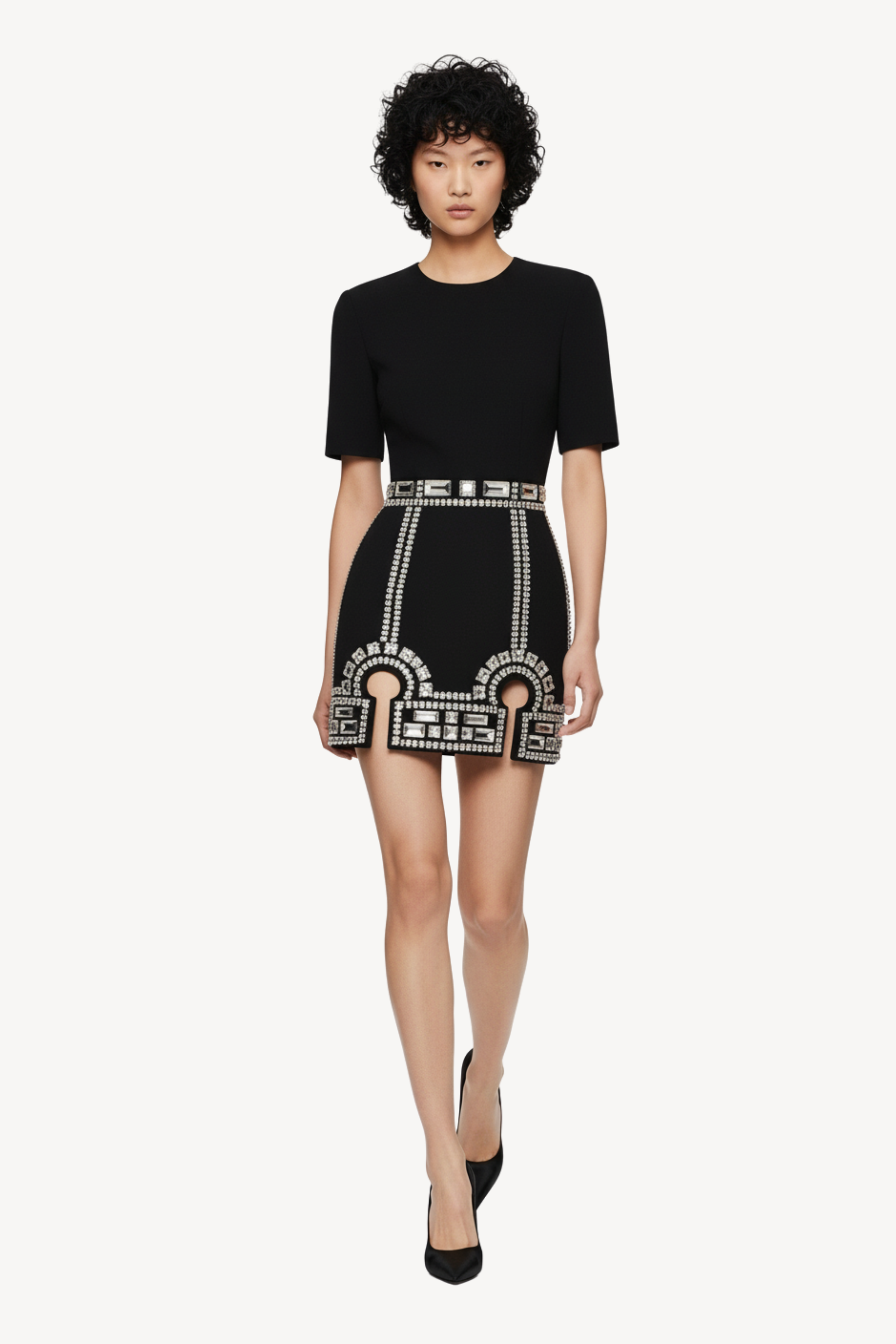 CRYSTAL MINI SKIRT