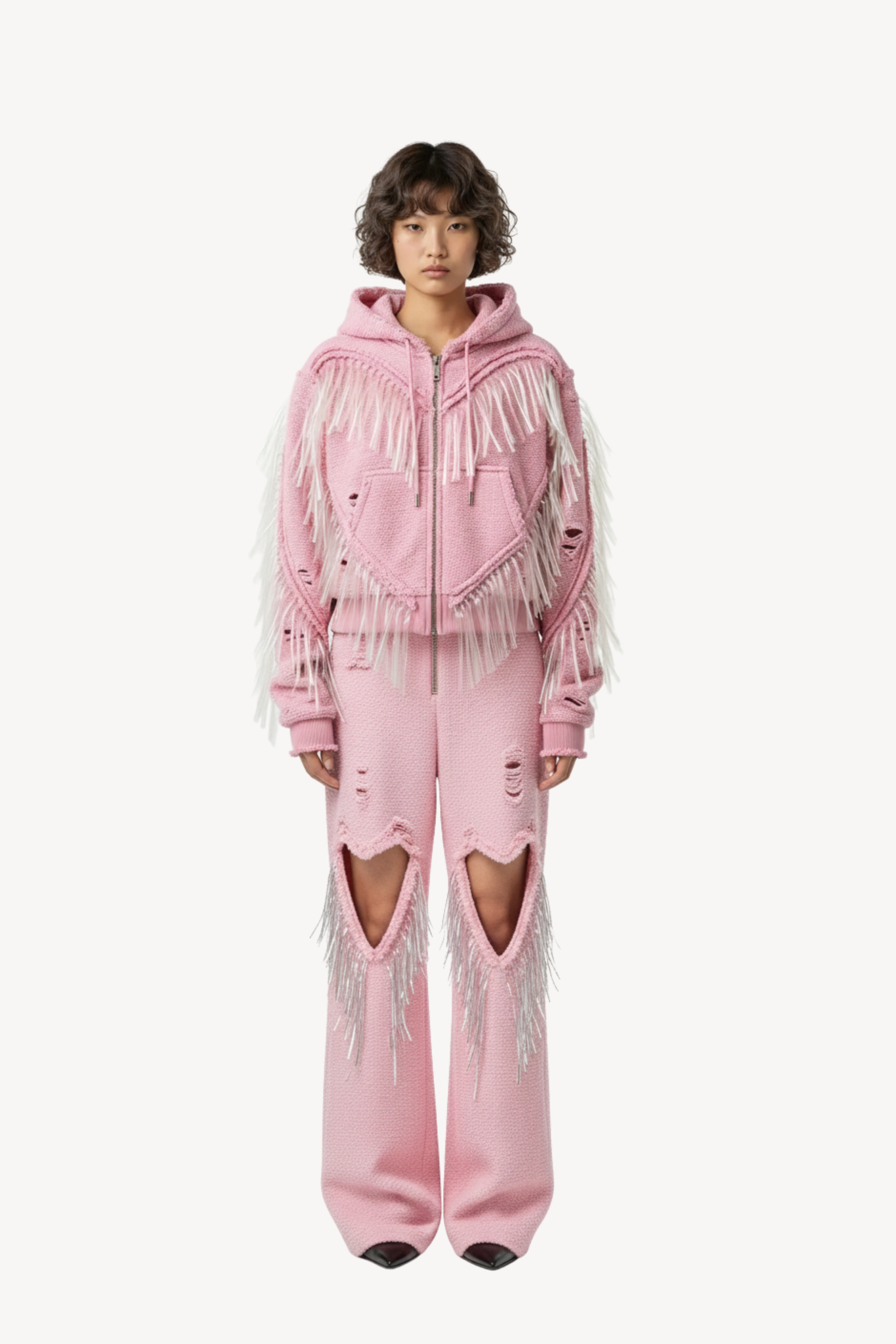 HEART DETAILED TROUSERS