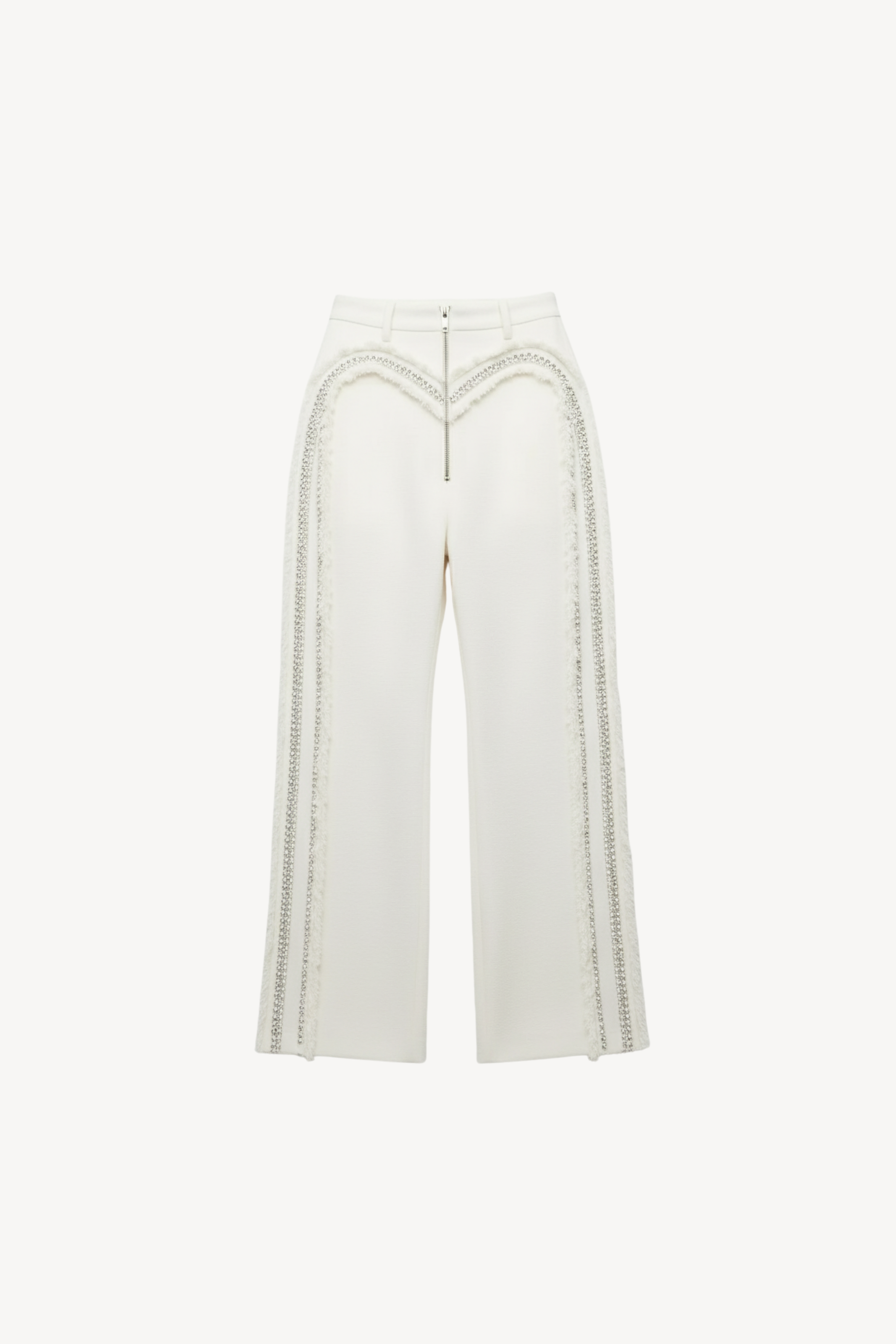 CRYSTAL-DETAILED TROUSERS
