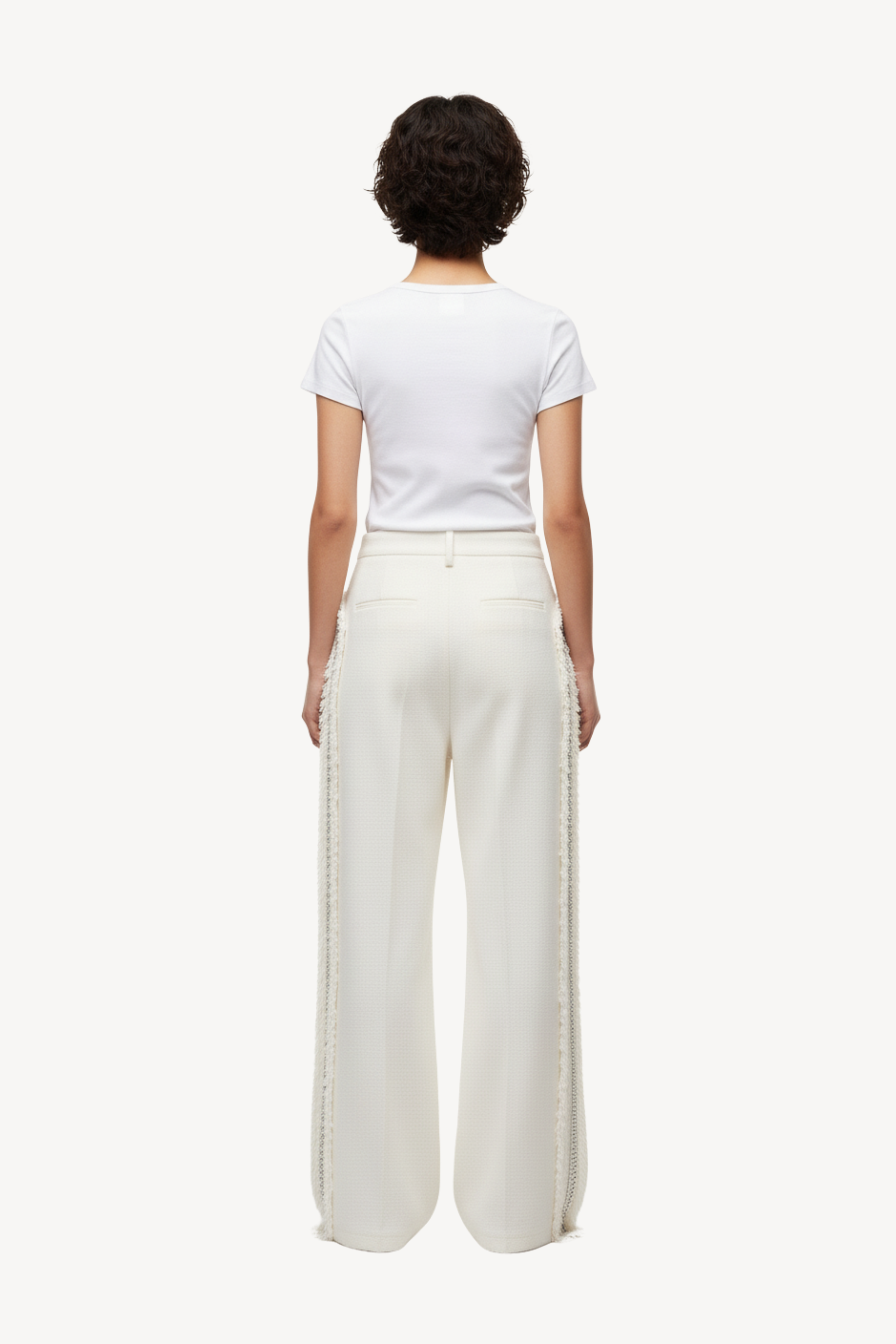 CRYSTAL-DETAILED TROUSERS