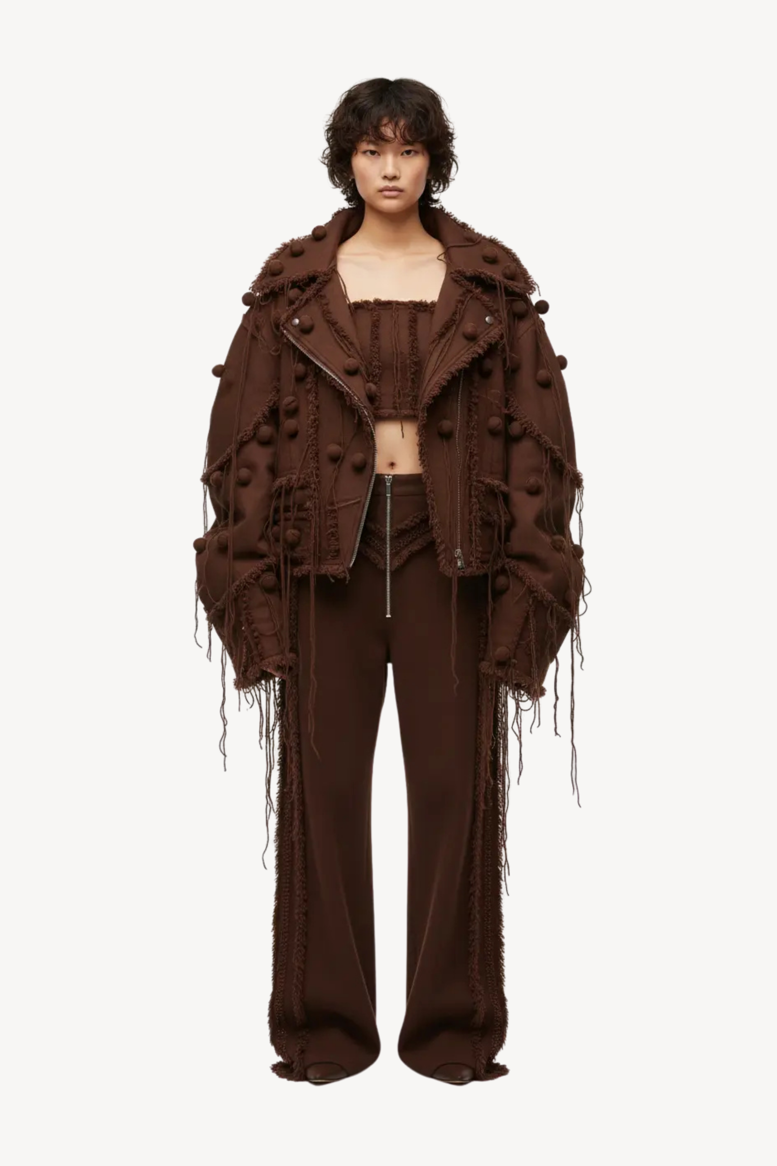 DISTRESSED TROUSERS