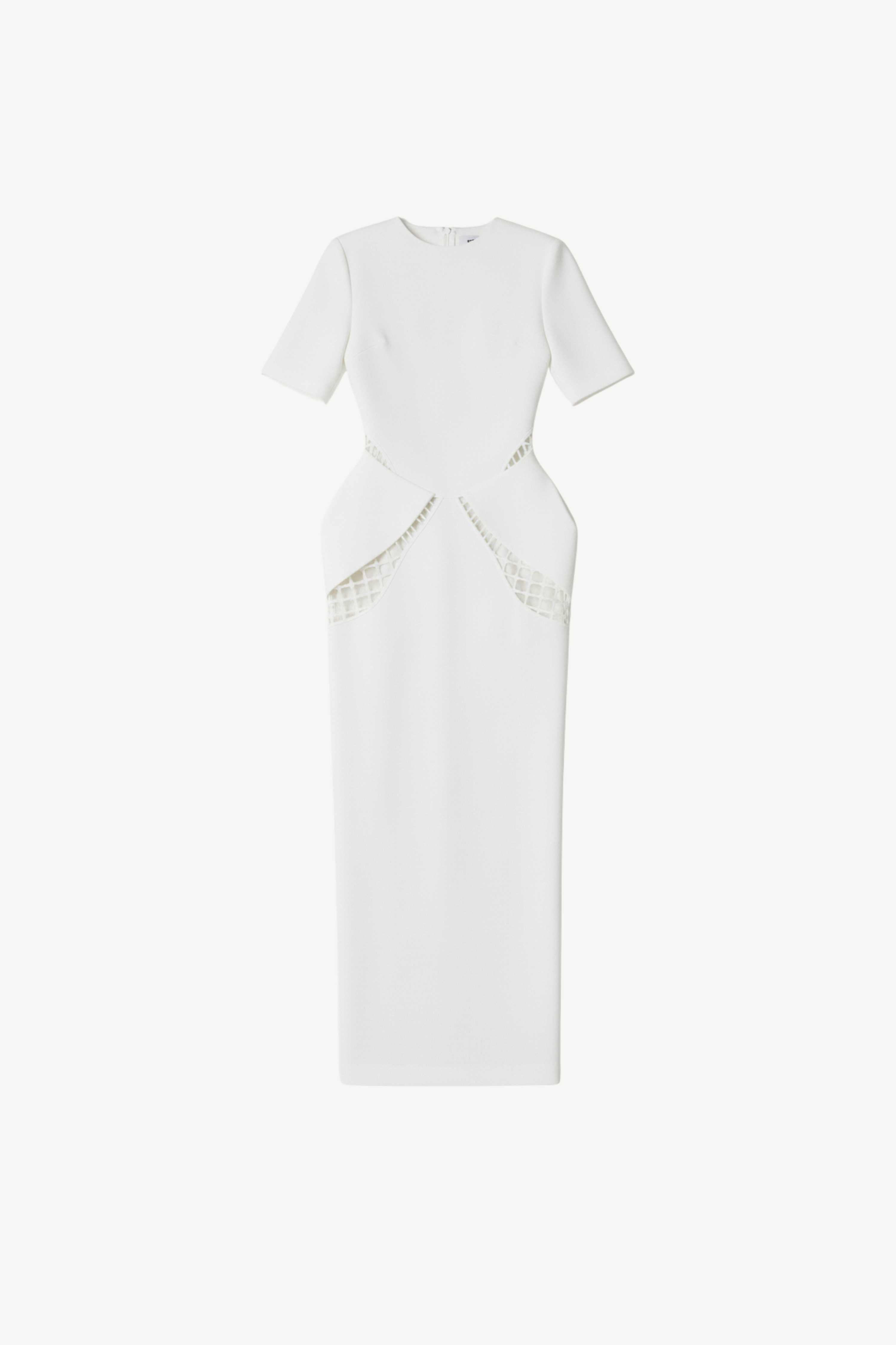 CUT-OUT CRÊPE DRESS