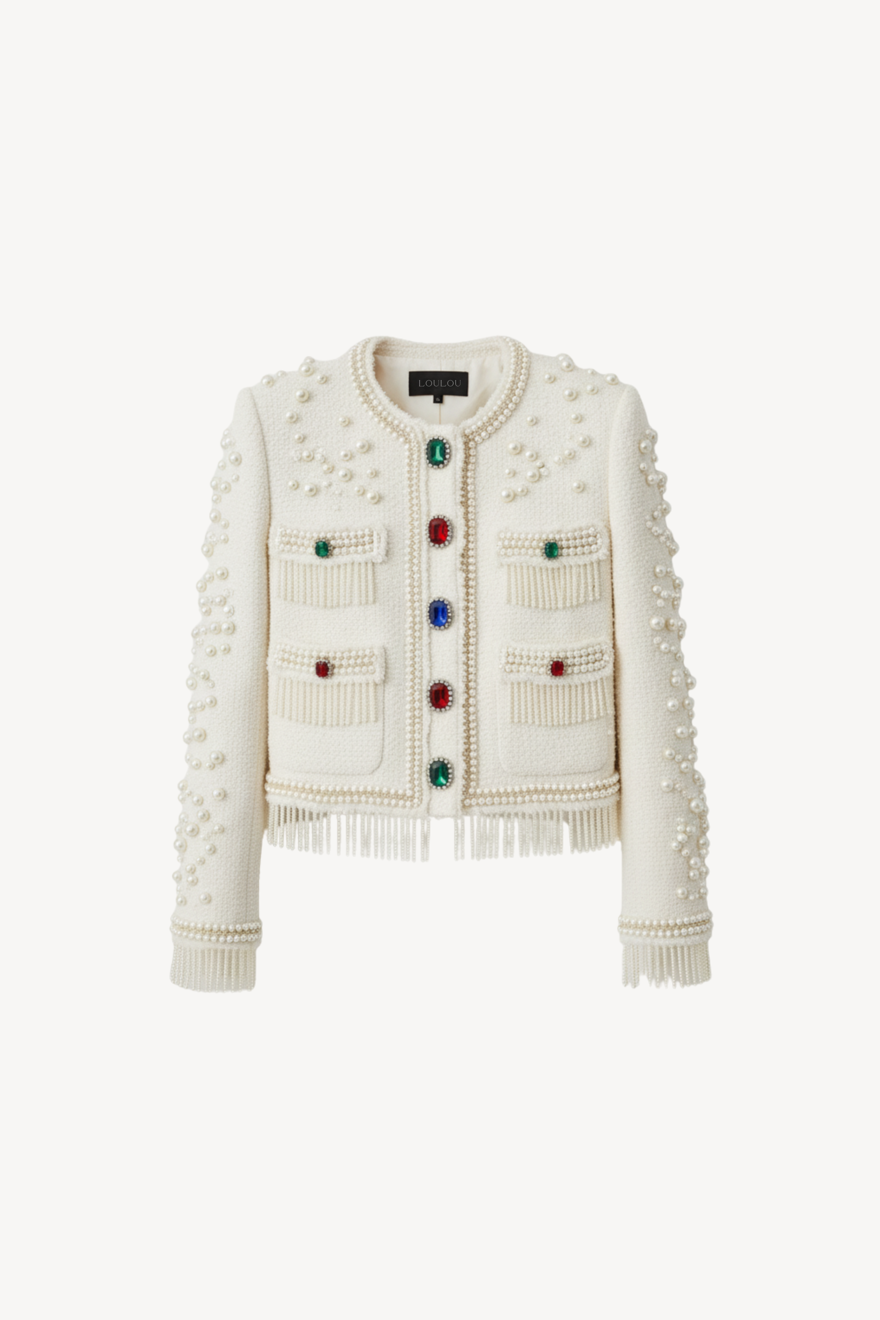 PEARL-TRIM JACKET