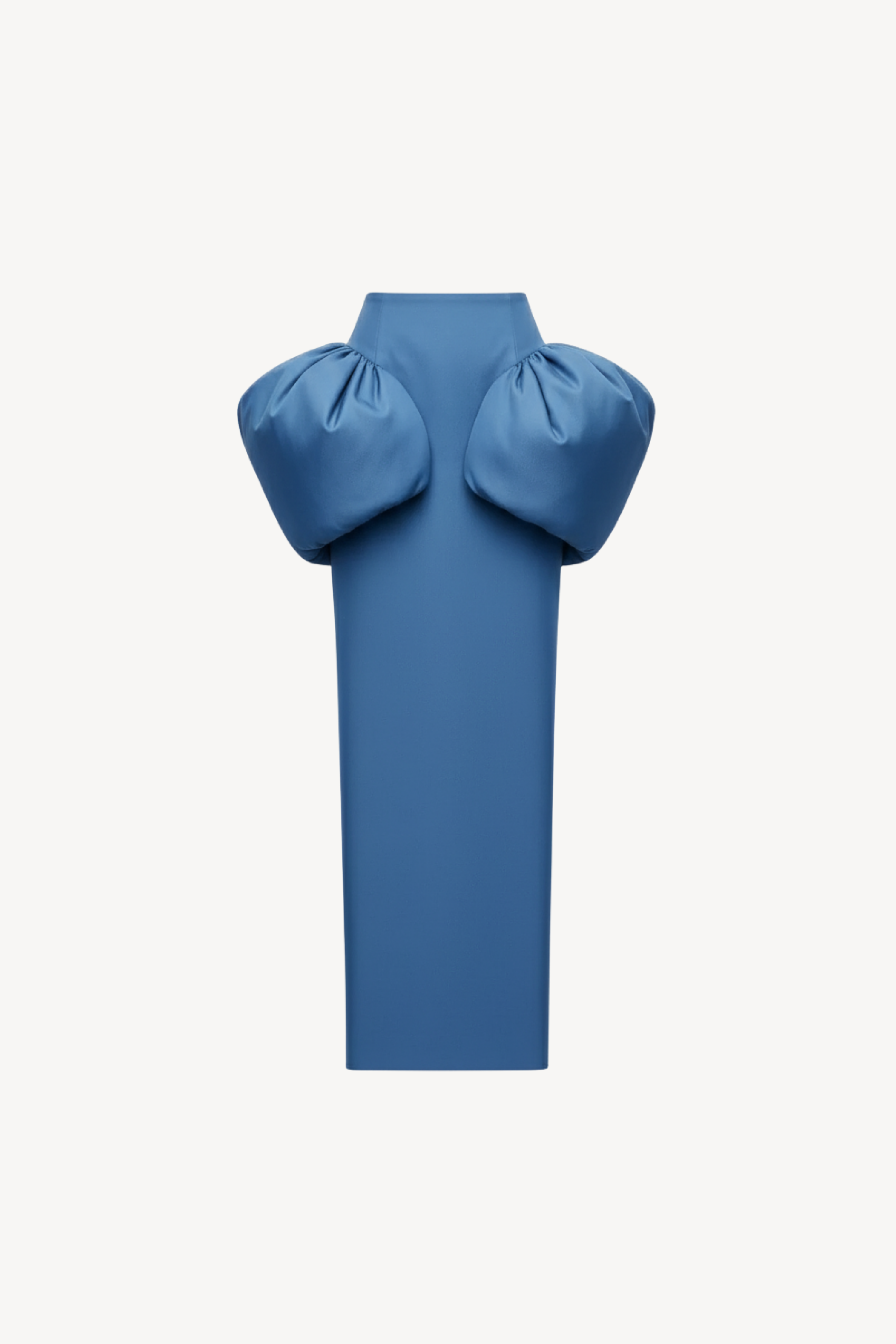 BLUE SCULPTURAL SKIRT