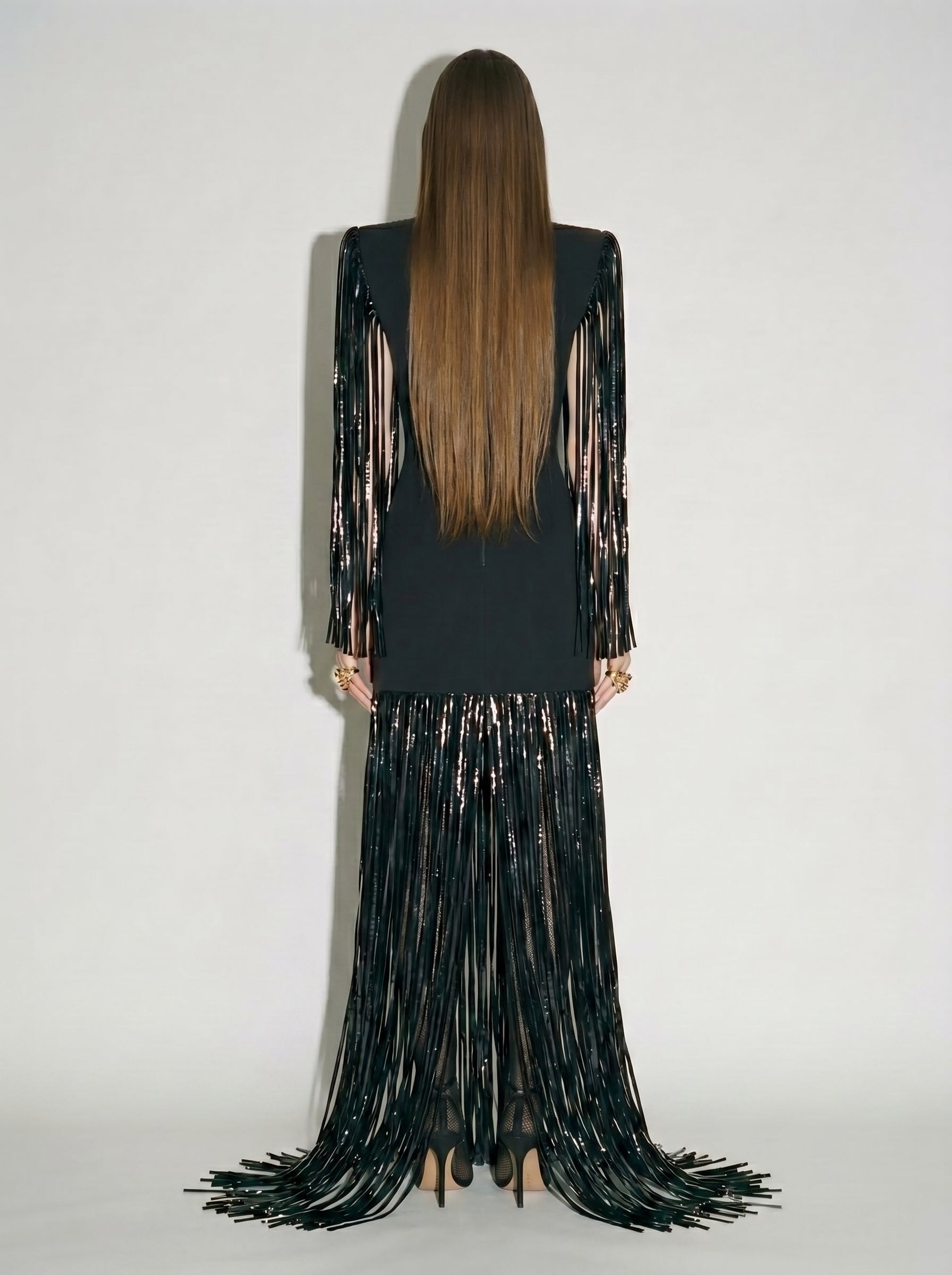 Fringed Maxi Dress
