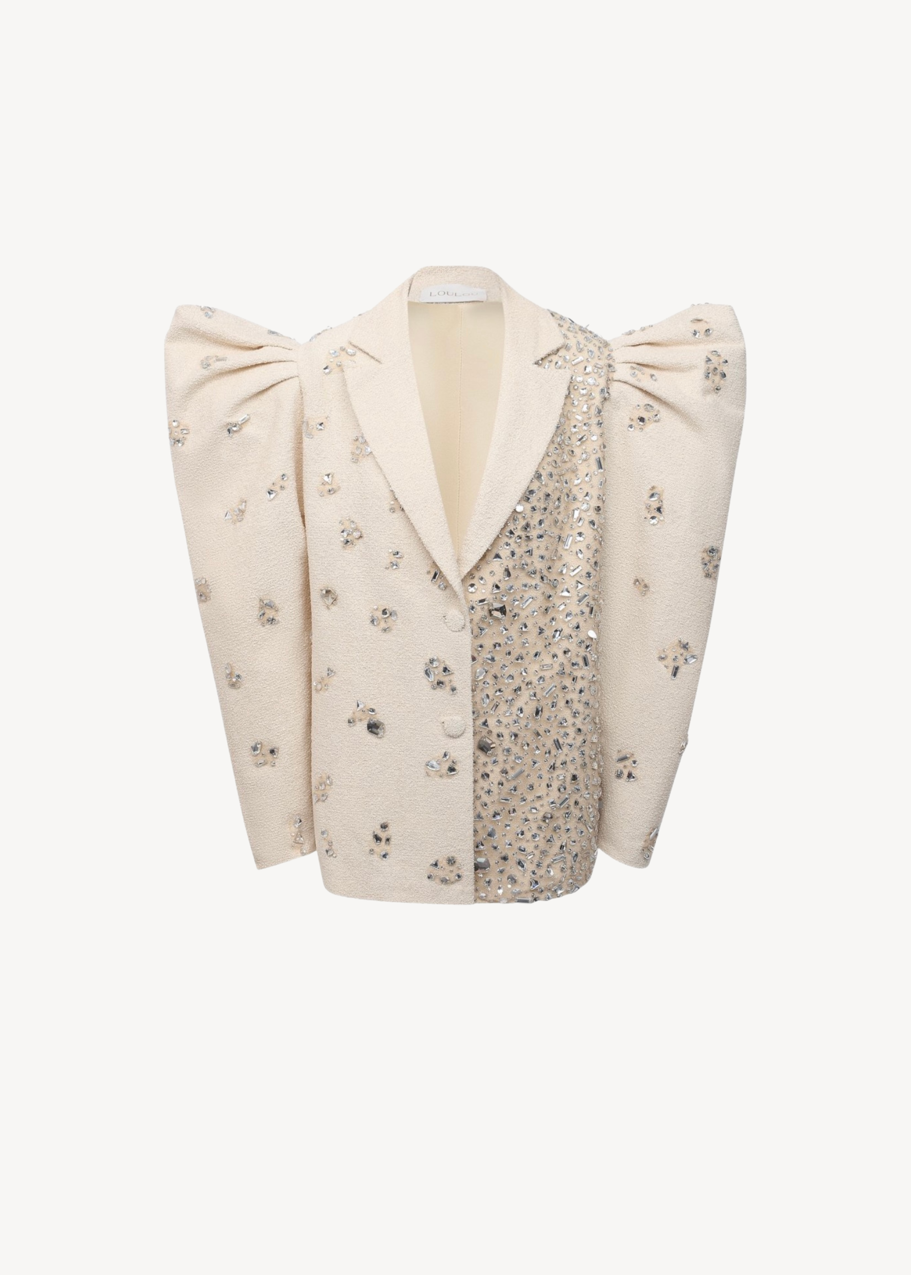 Crystal embellished blazer