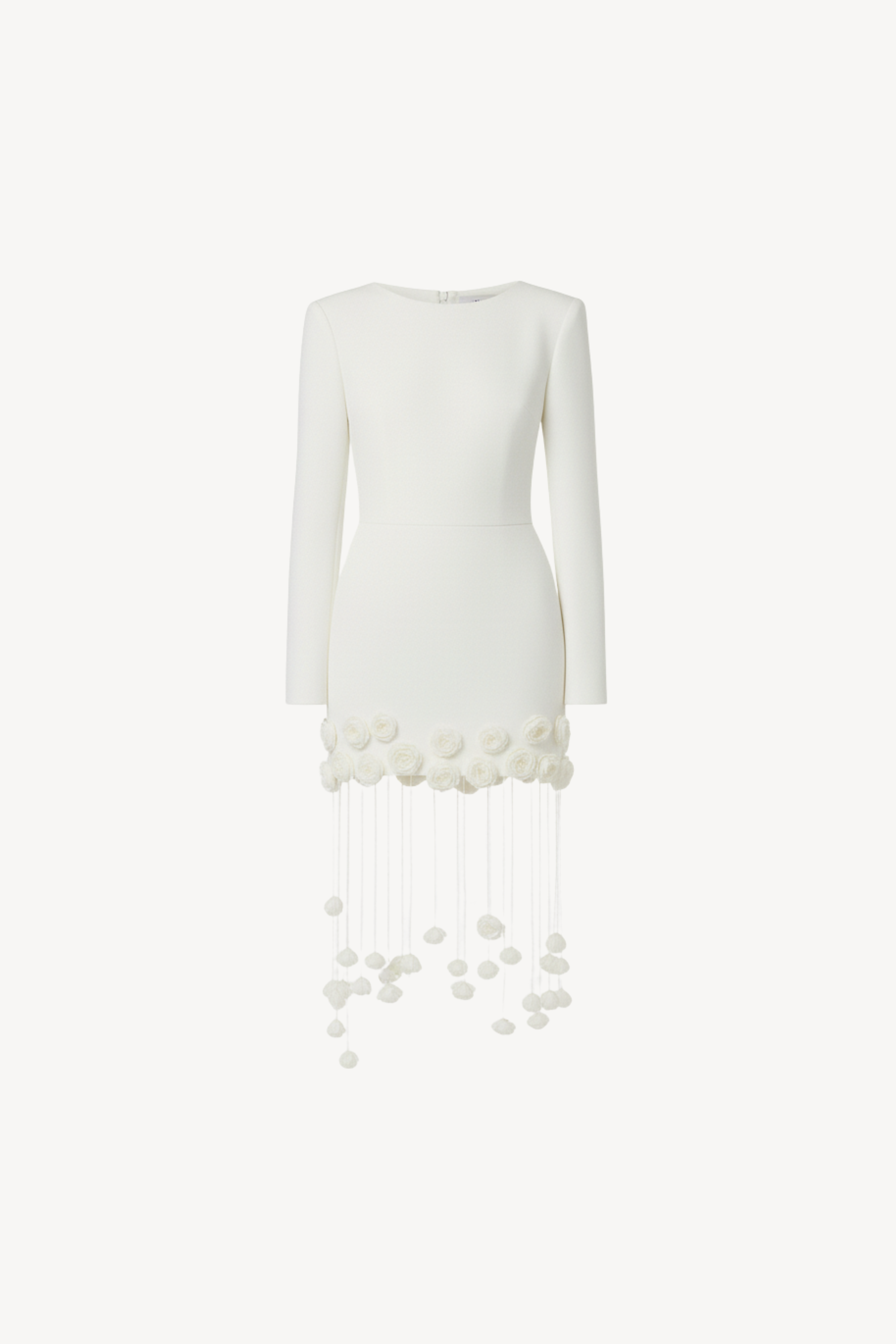 IVORY ROSE HEM MINI DRESS