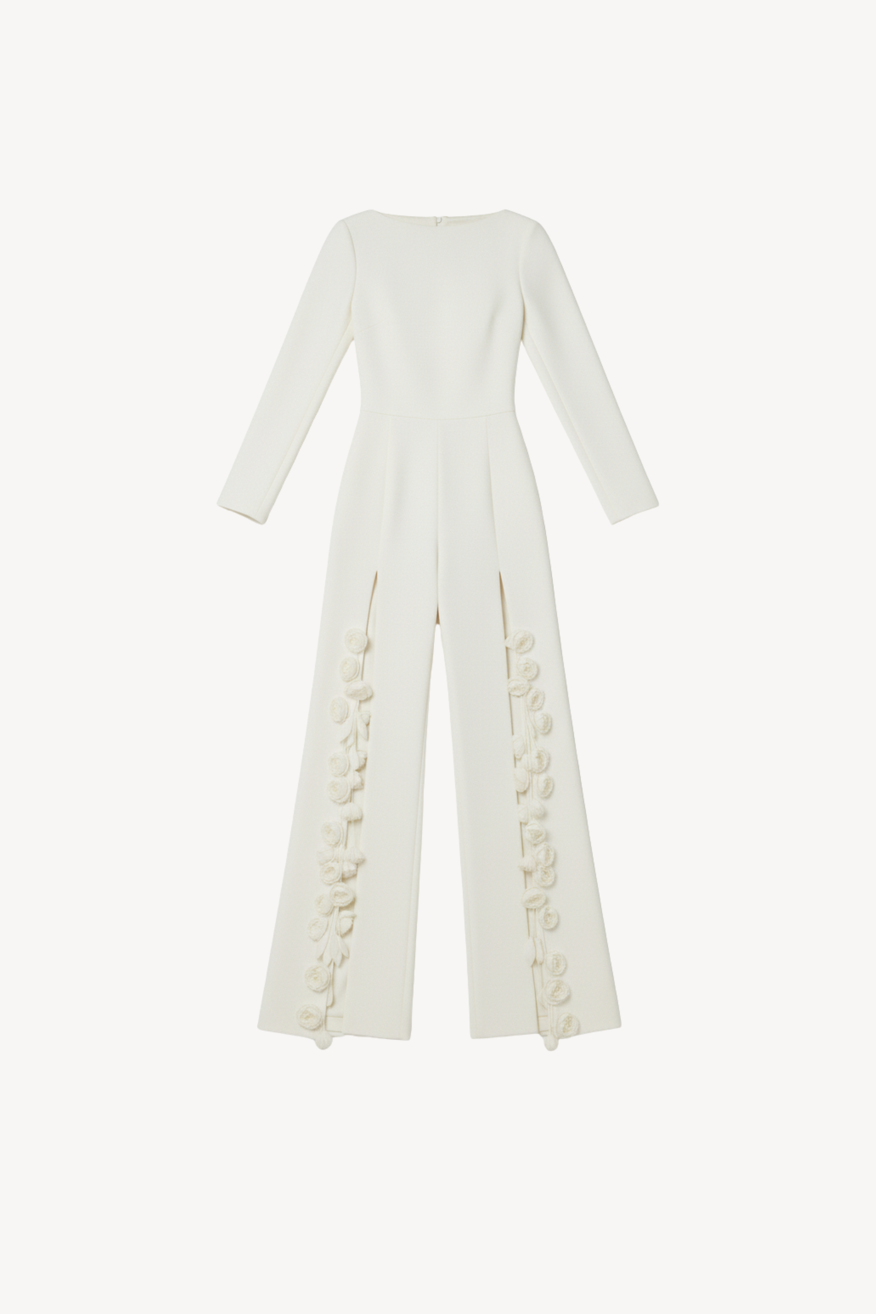 IVORY ROSE CRÊPE JUMPSUIT