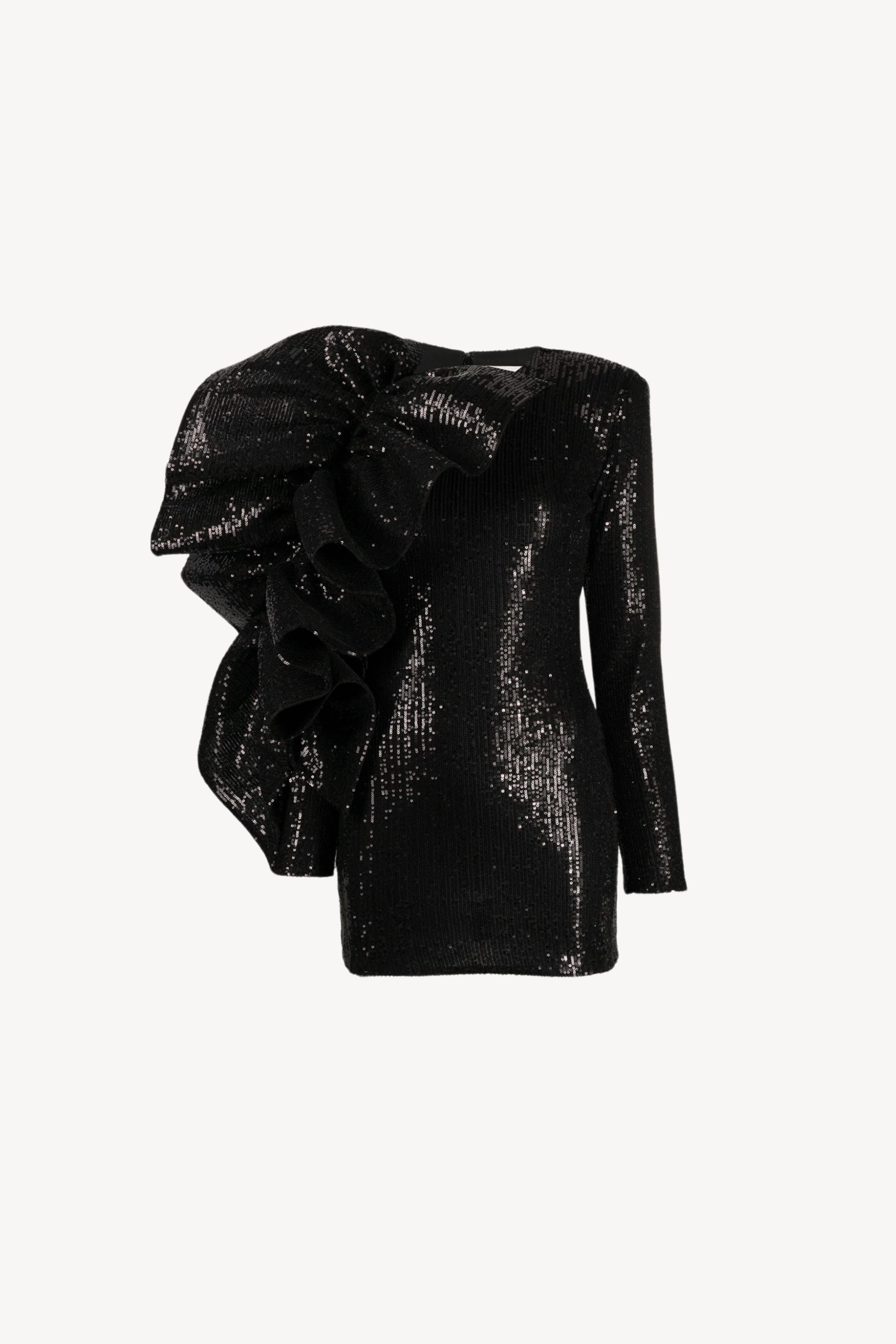 SCULPTED SEQUIN MINI DRESS