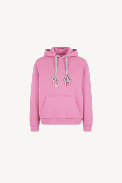 CRYSTAL DRAWSTRING HOODIE