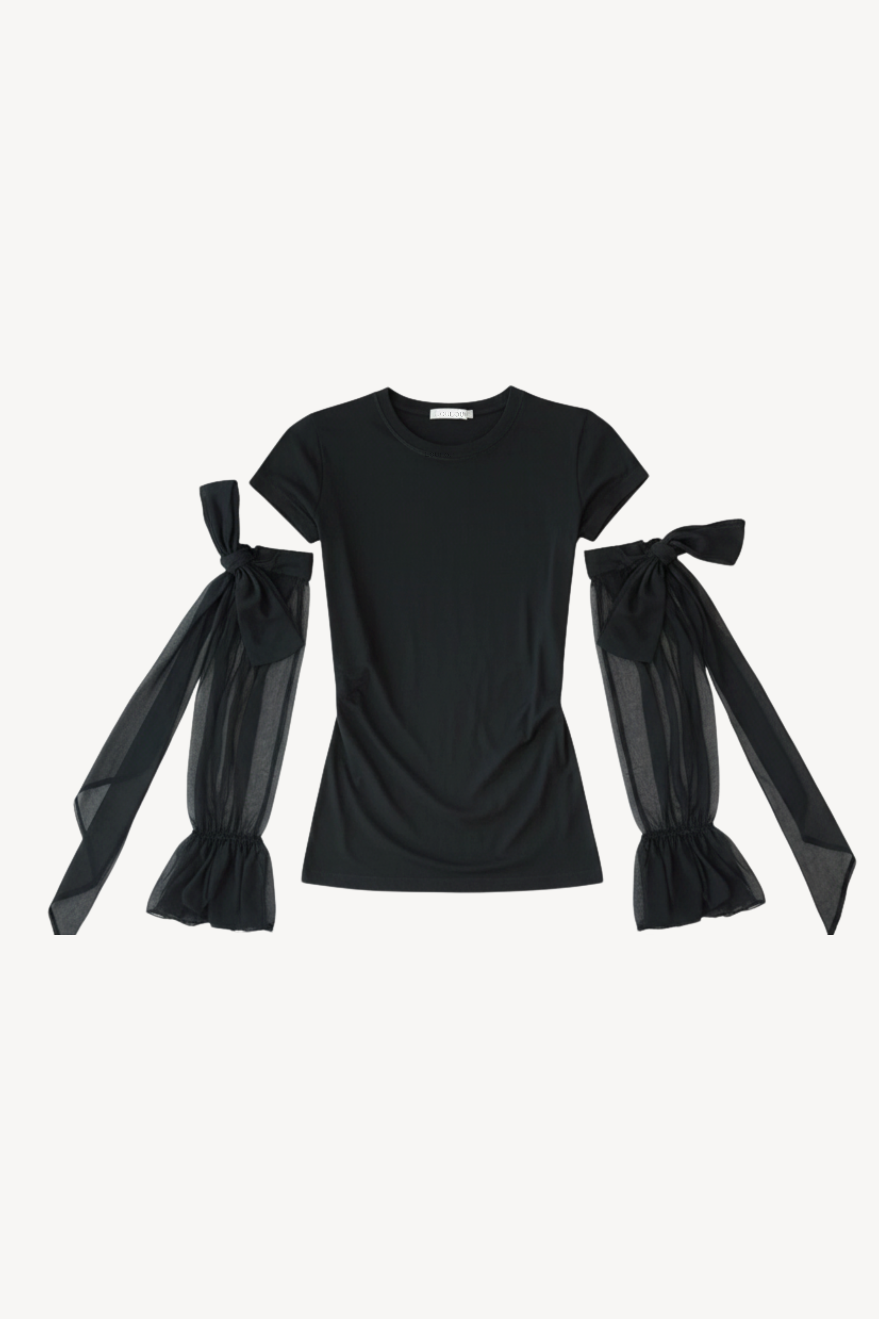 ÉCLAT TULLE CROPPED TEE