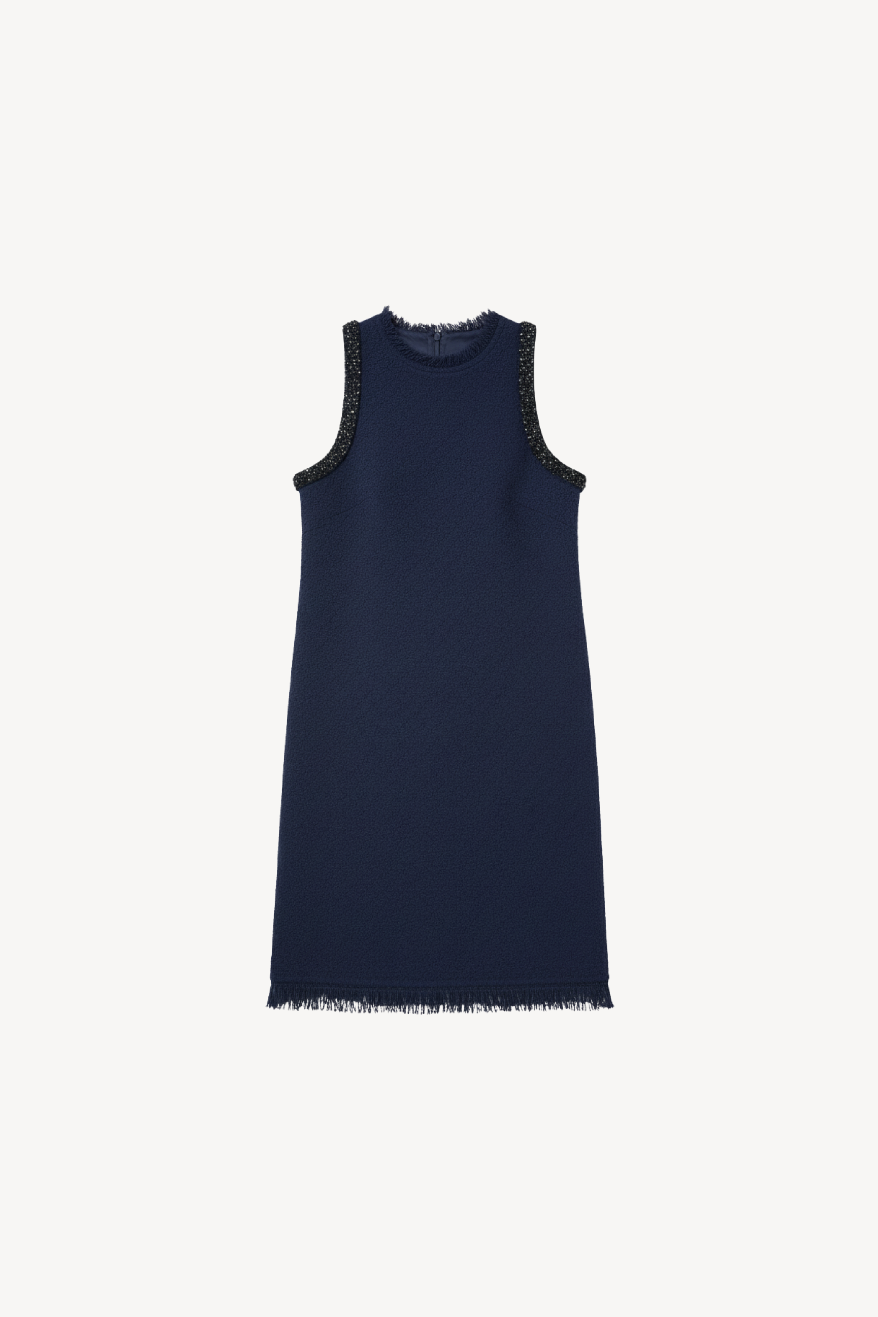 FRINGED MIDI DRESS