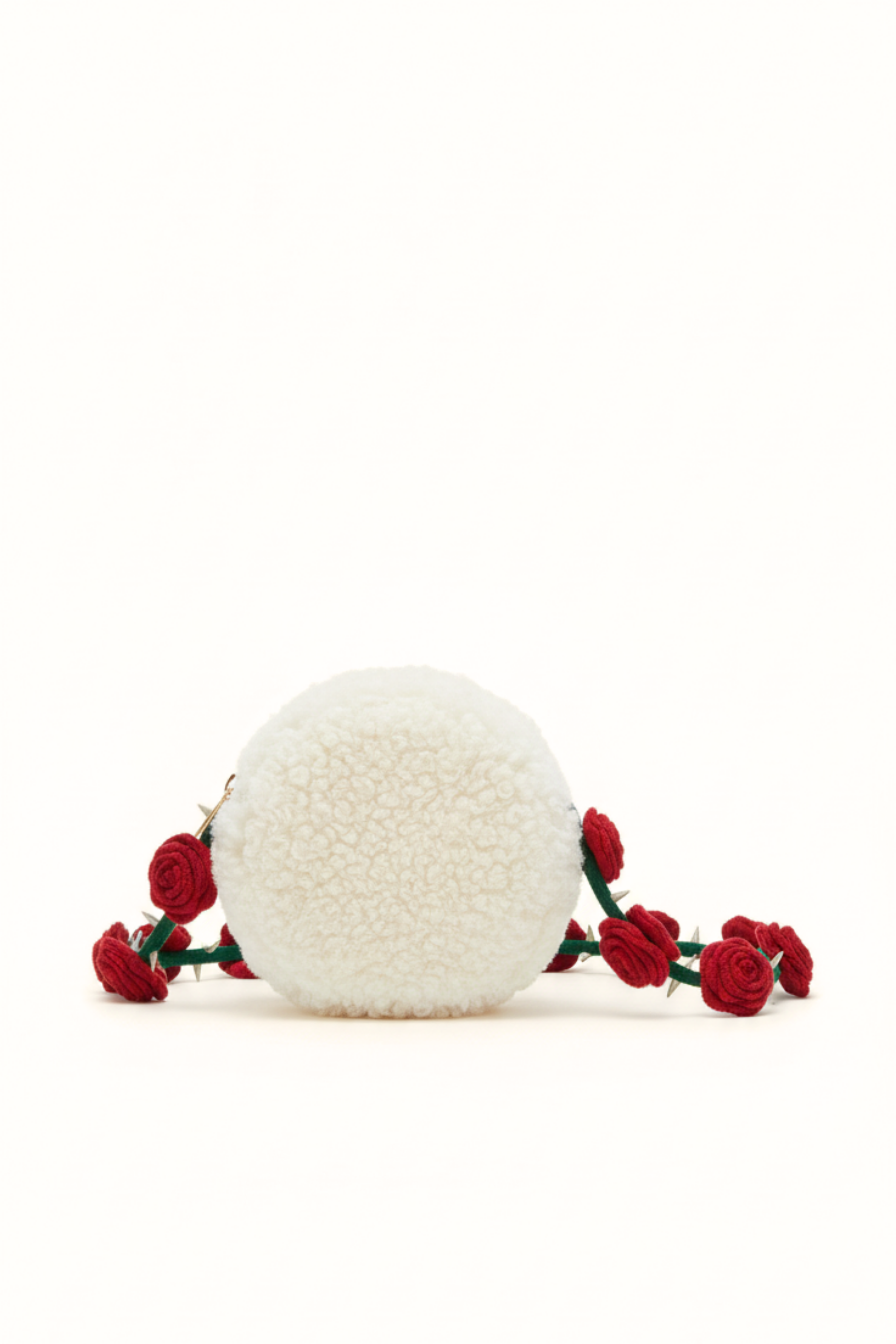 ROSE VINE SHEARLING MINI BAG