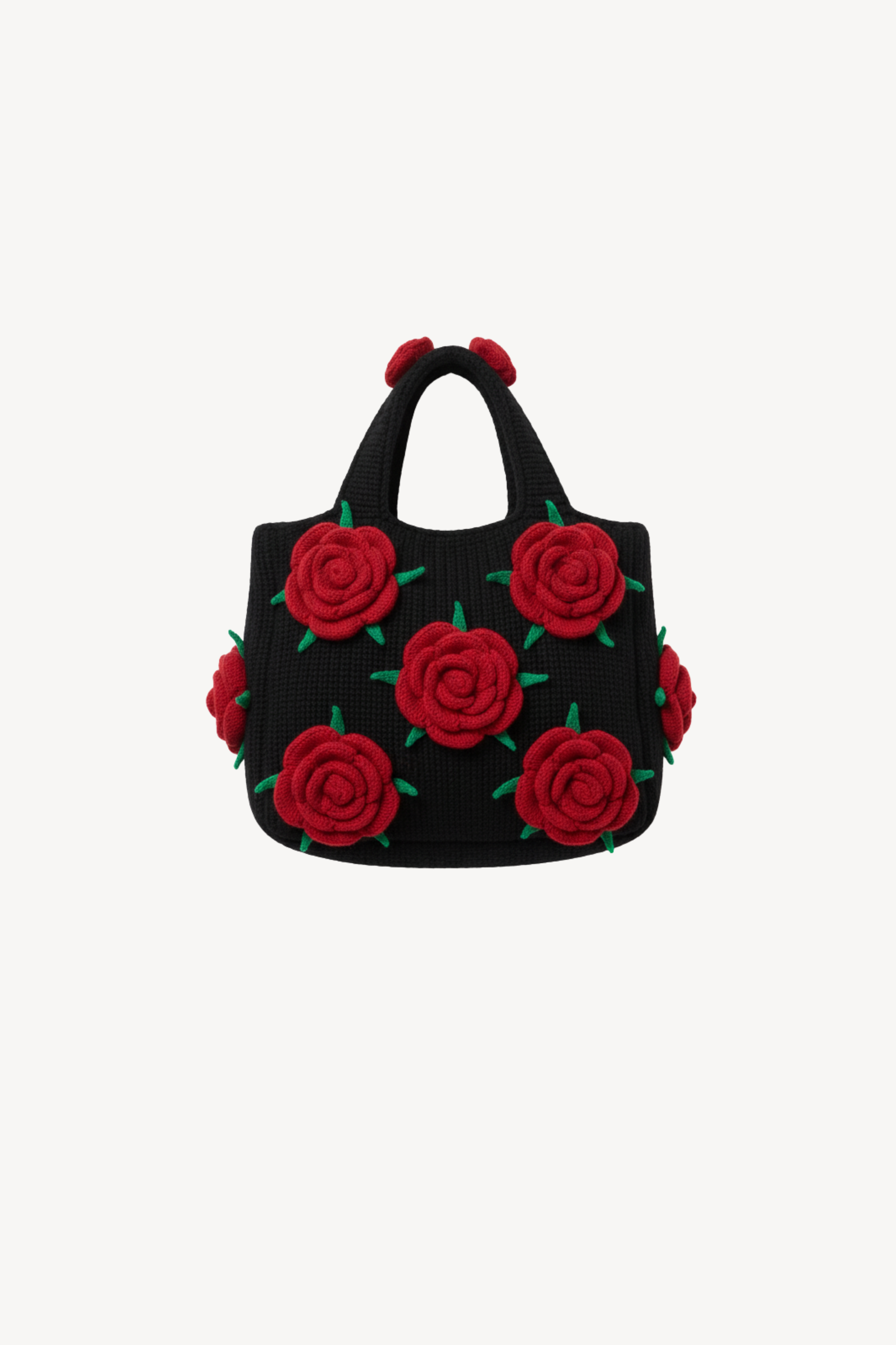 ROSE GARDEN KNIT TOTE