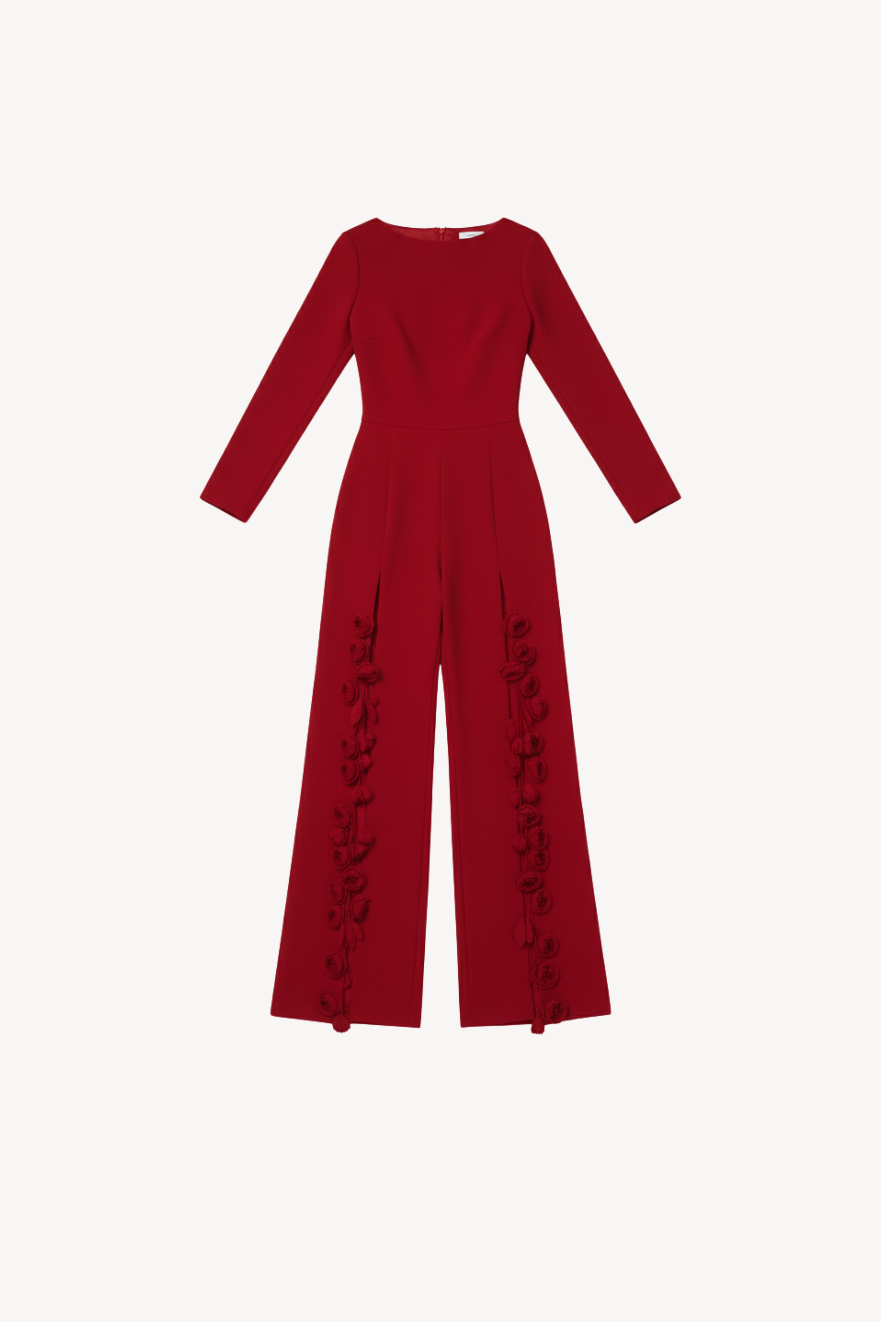 RED ROSE CRÊPE JUMPSUIT