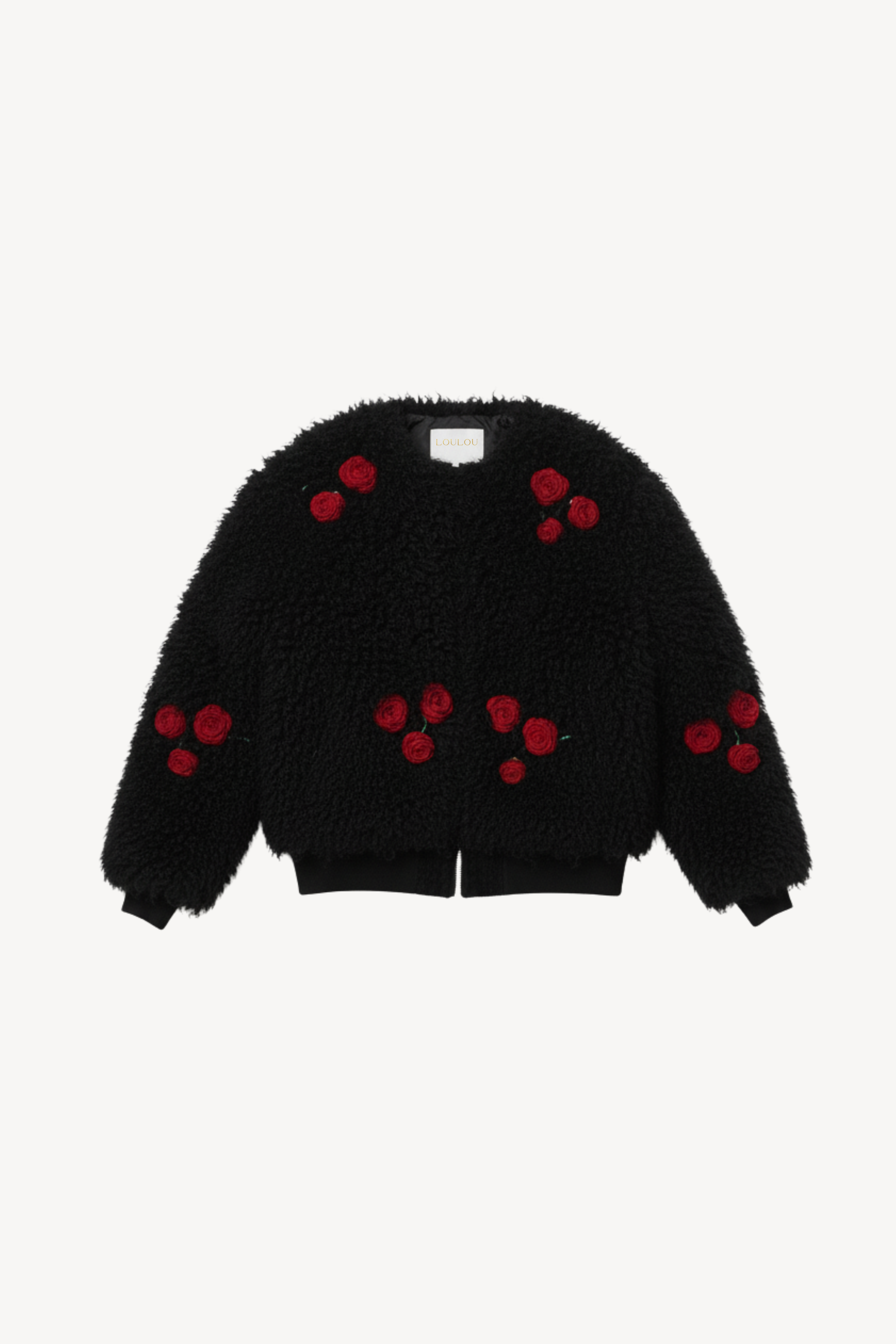SHEARLING JACKET IN BLACK
