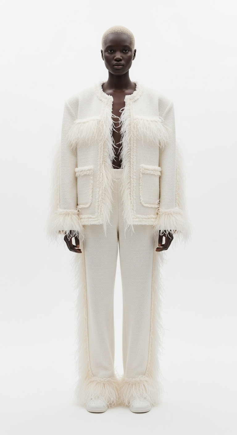 FEATHER-TRIM ENSEMBLE