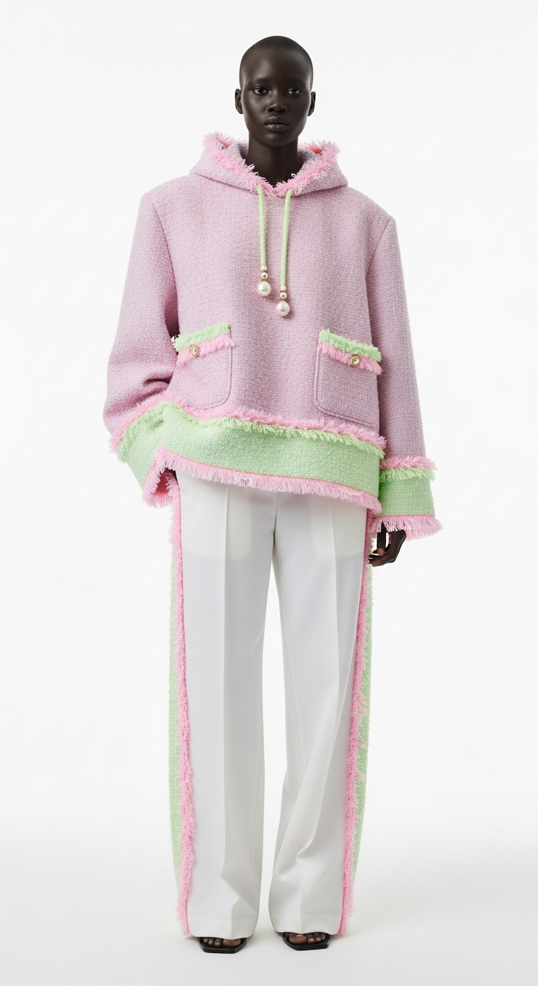 TWO-PIECE BOUCLÉ SET
