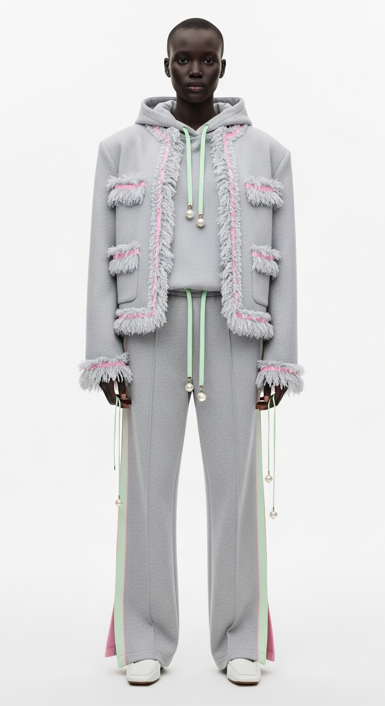 THREE-PIECE FRINGED SET
