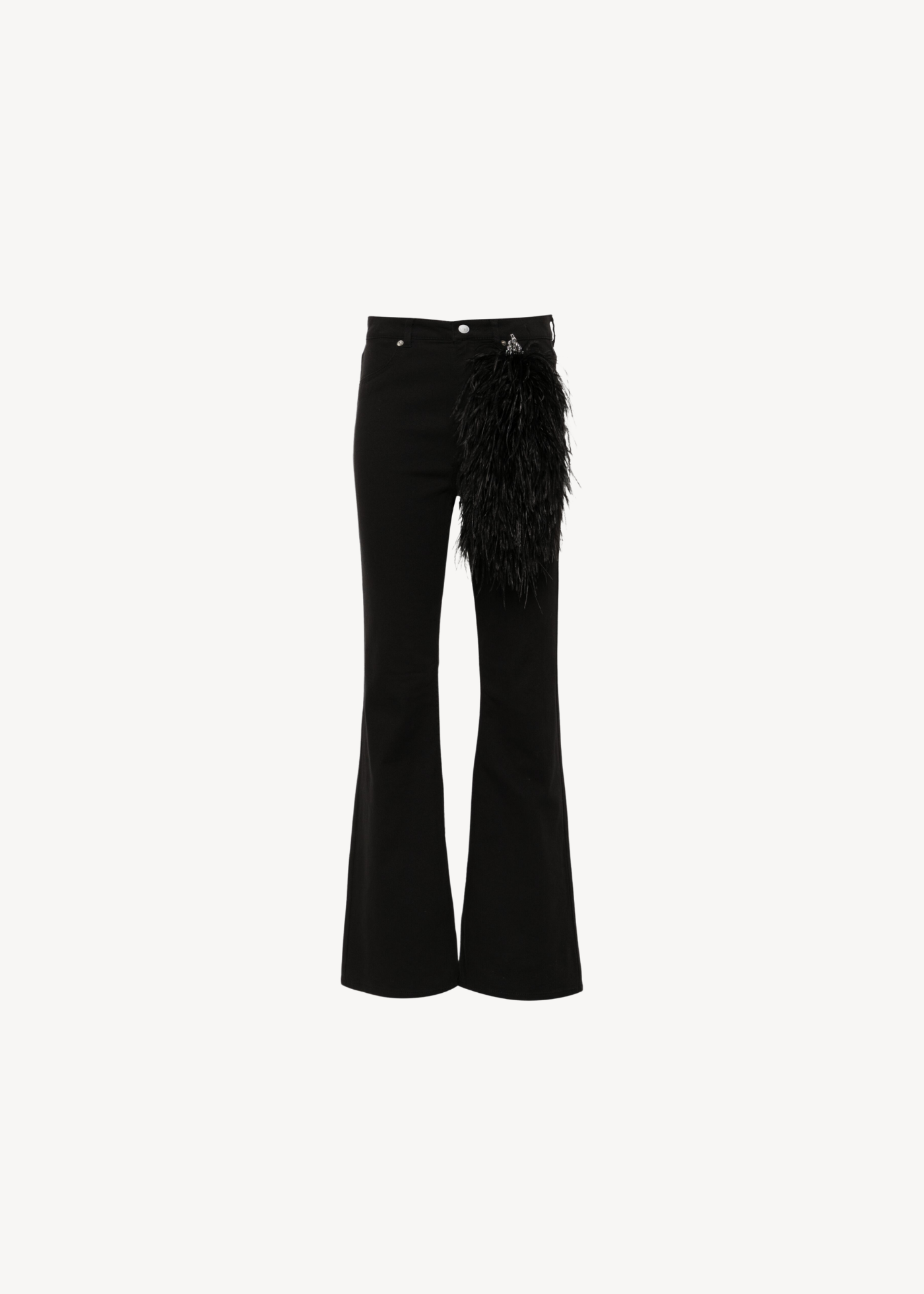 FEATHER DETAIL JEANS