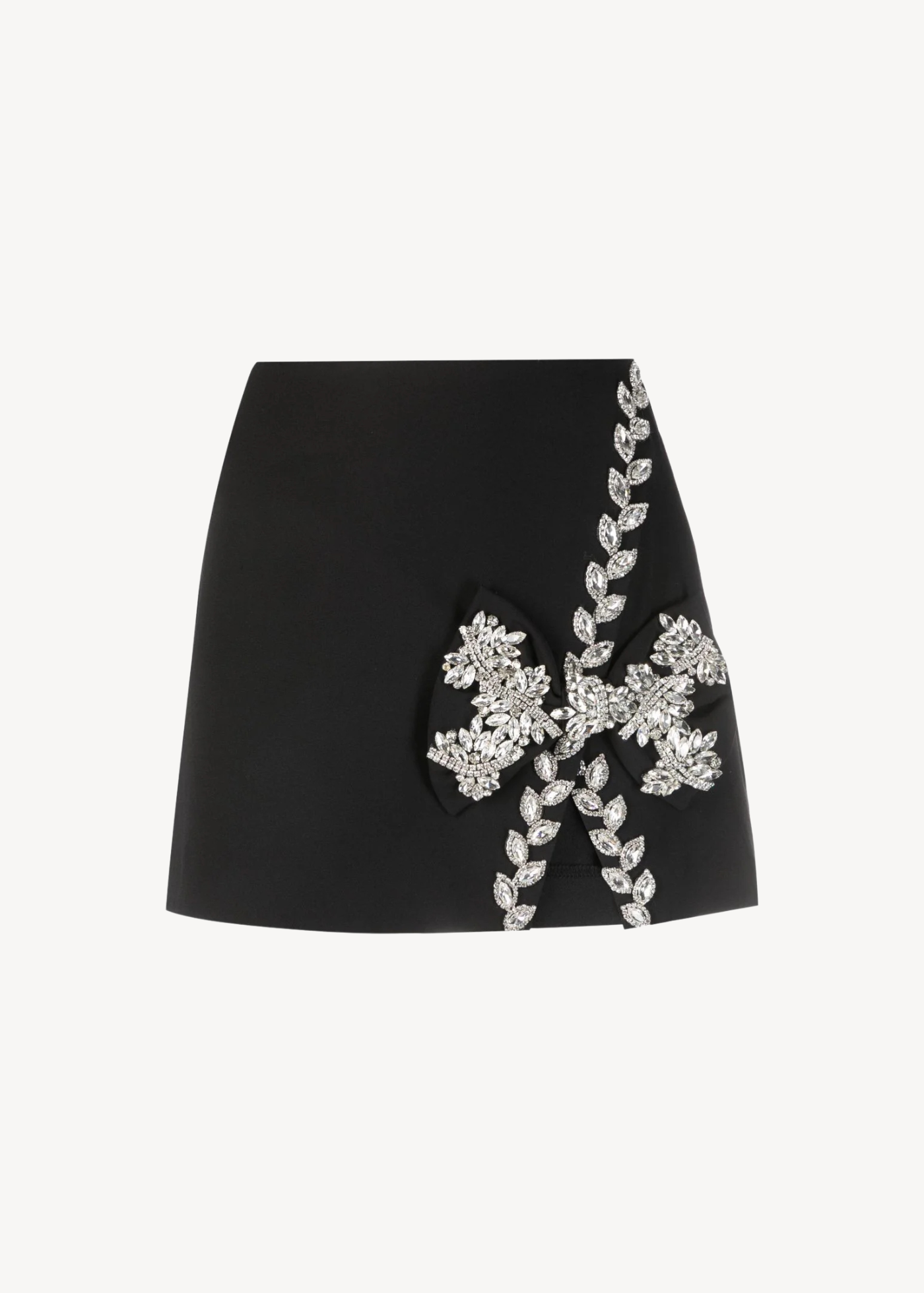 Mina embellished bow-detail miniskirt