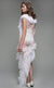 Asymmetric lace sheer dress - LOULOU